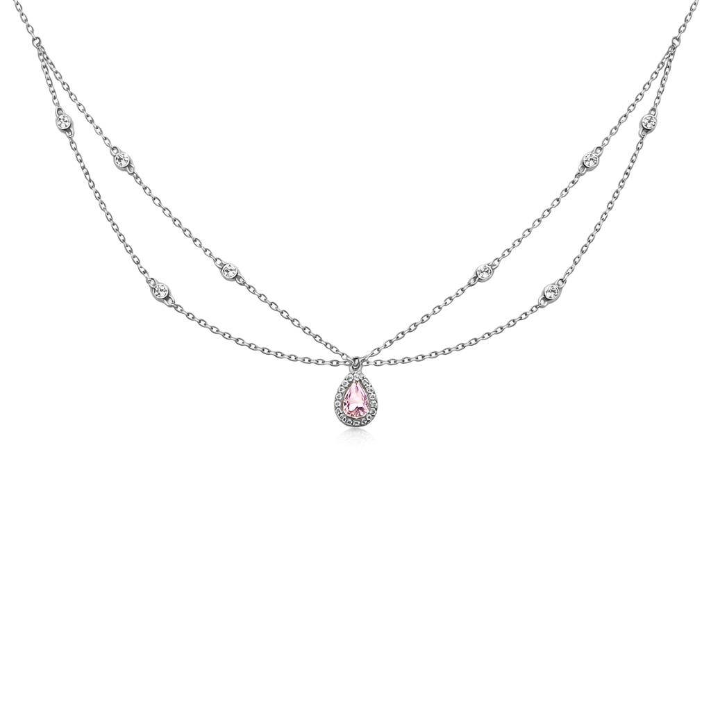 CHOKER "JAIPUR DENTELLE ROSE"