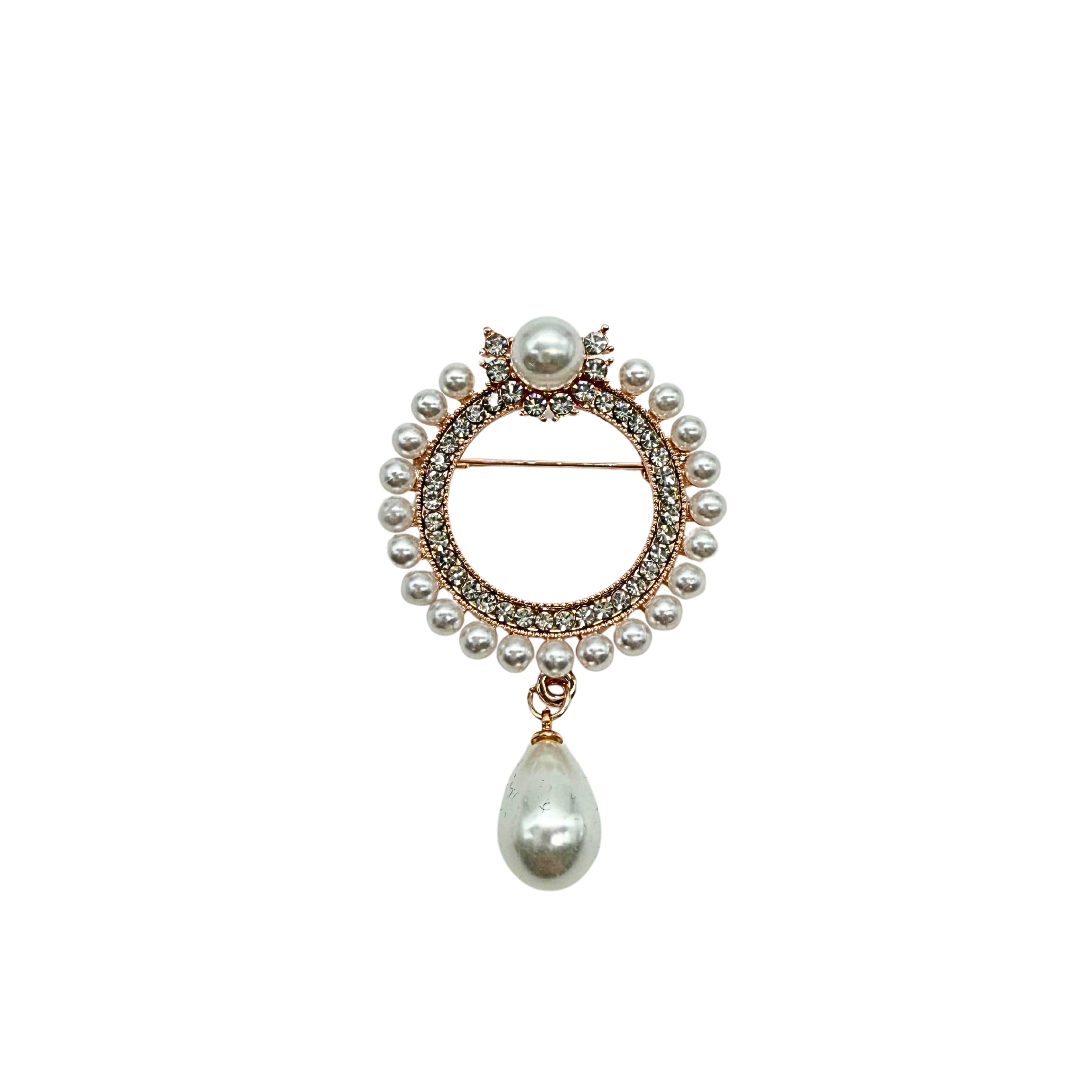 BROCHE "RING PEARL"