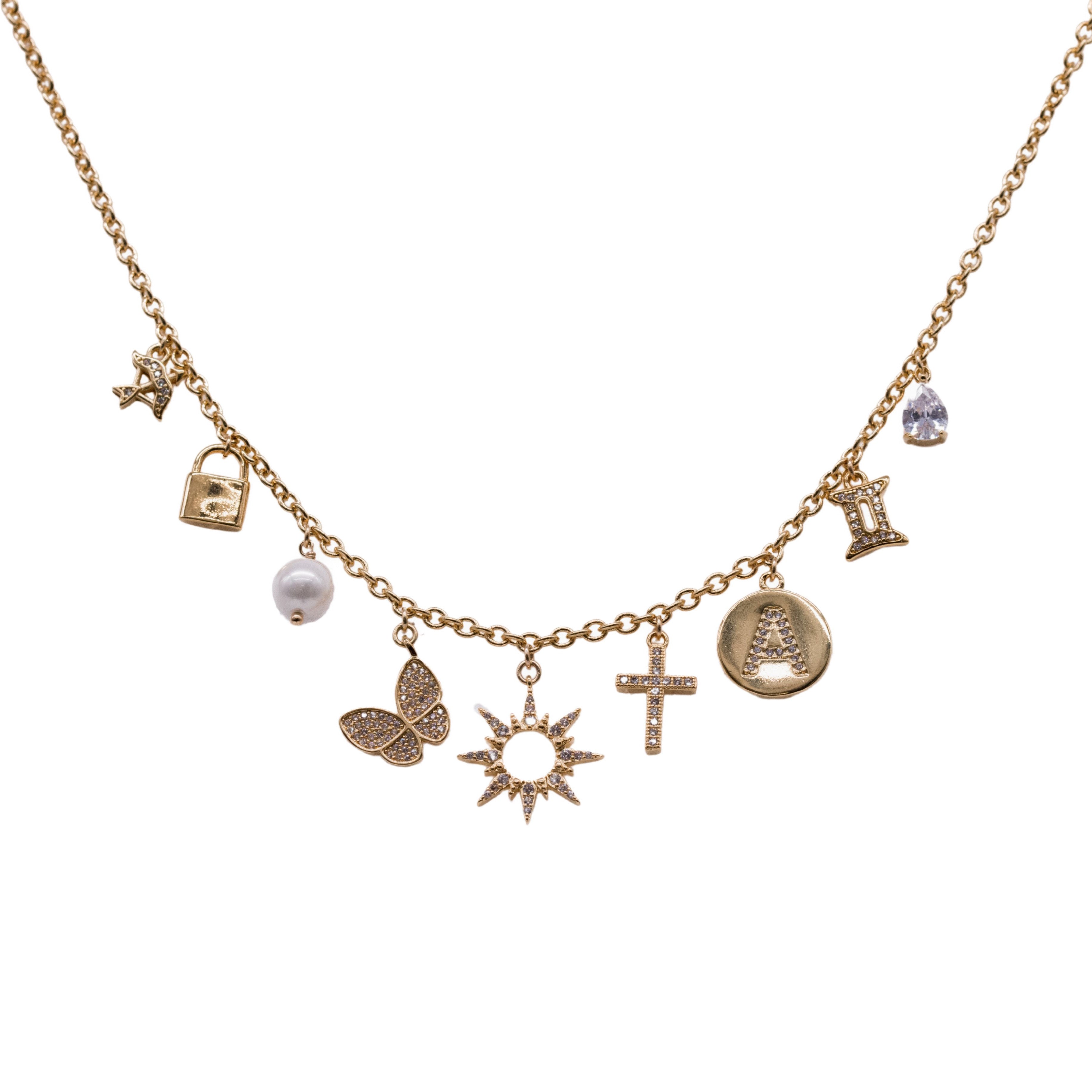 COLLIER "TRENDY OR" PERSONNALISABLE