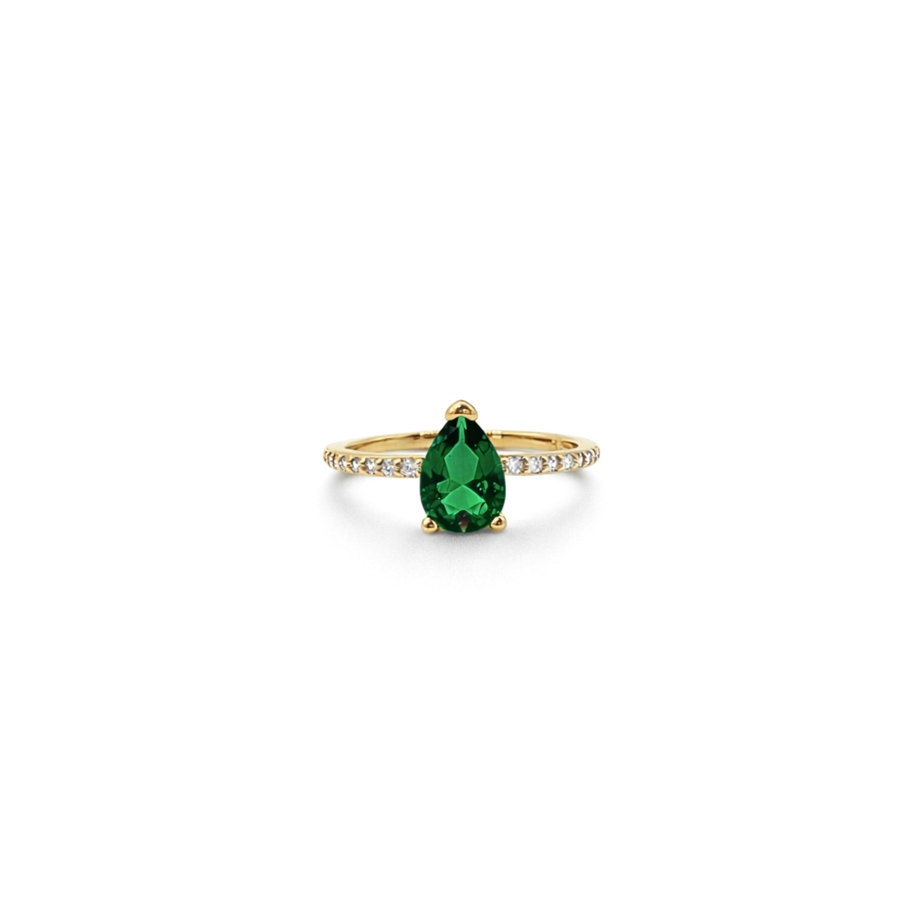 BAGUE "GEETA GREEN"