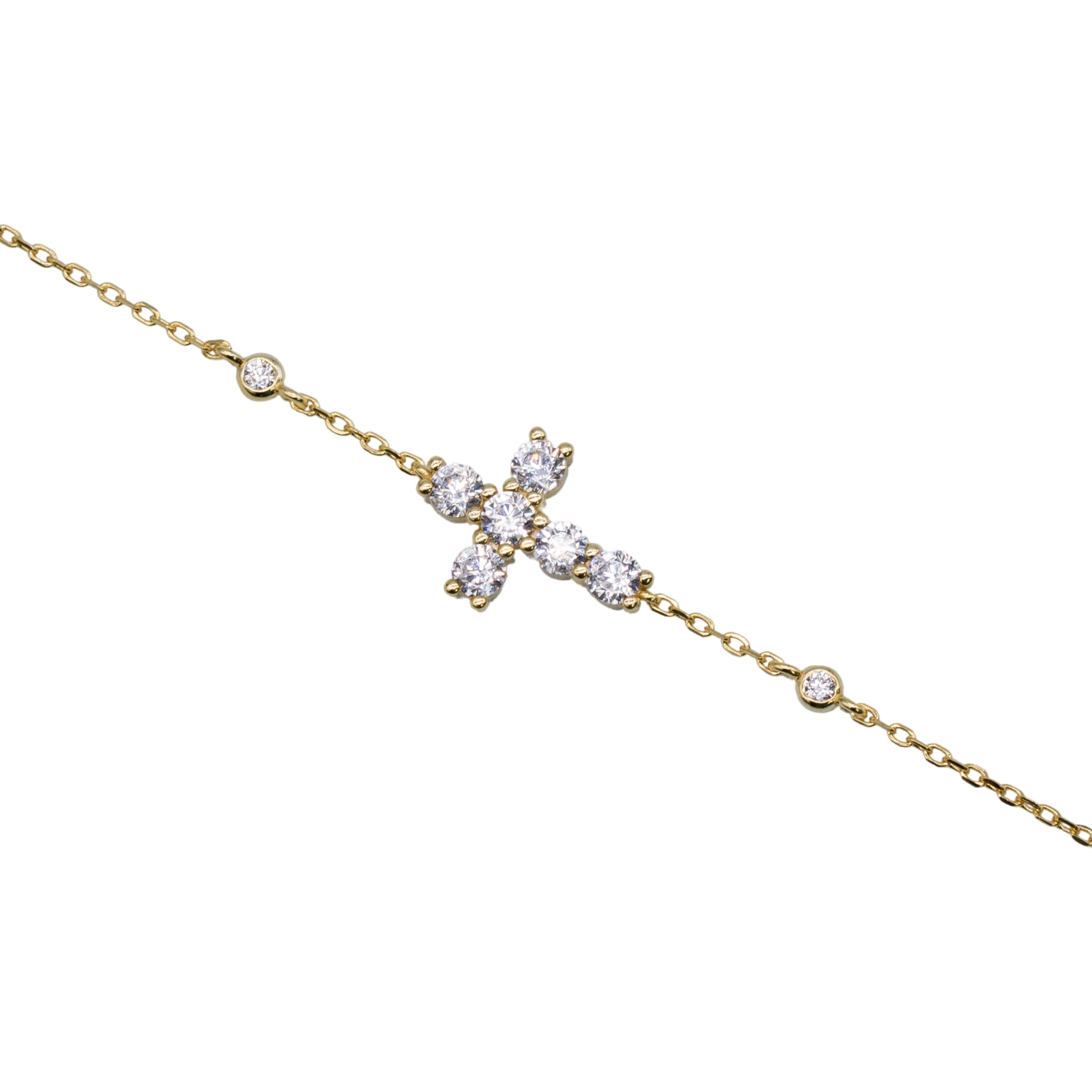 "CROSS RIVIERA MINI" BRACELET