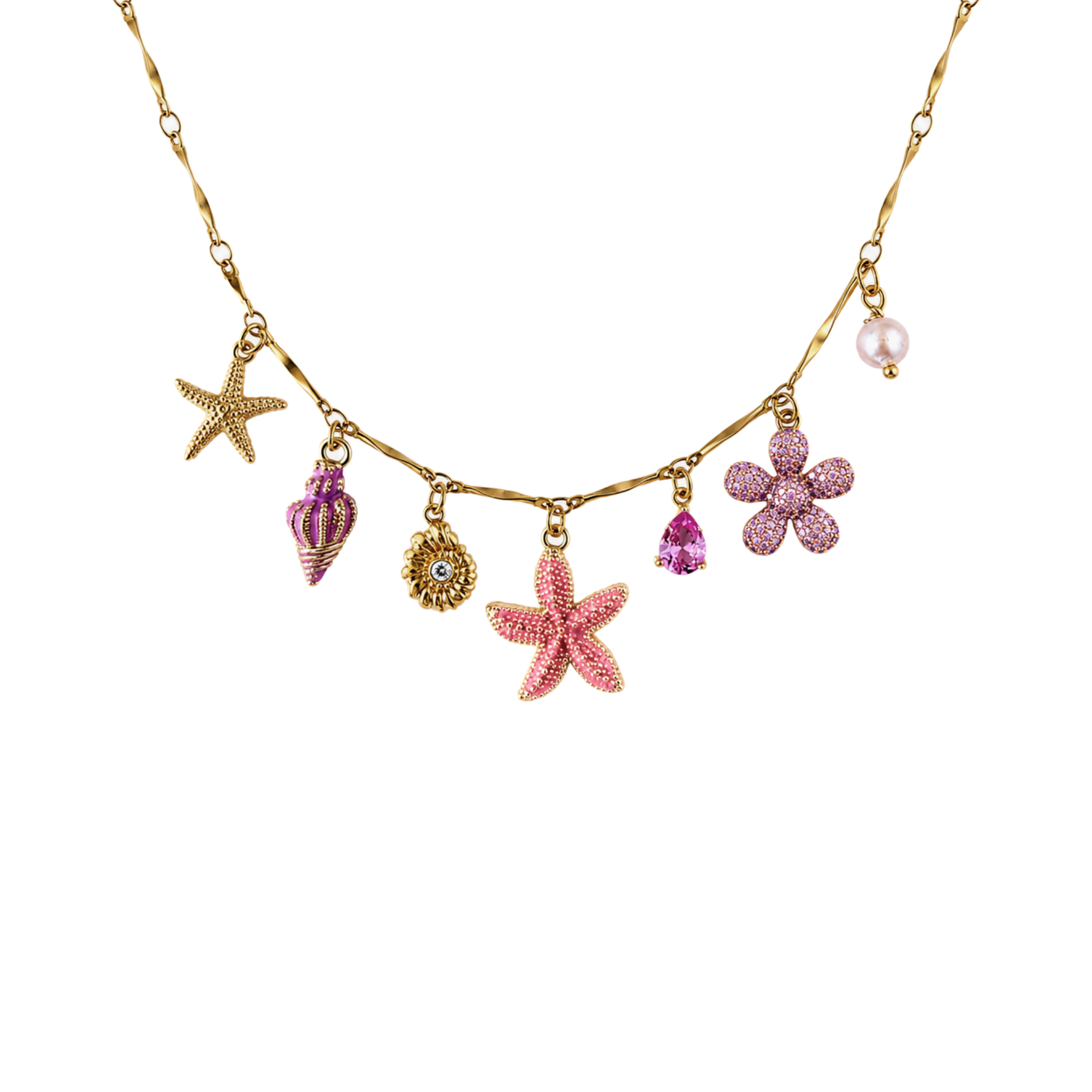 "POPCORN" NECKLACE
