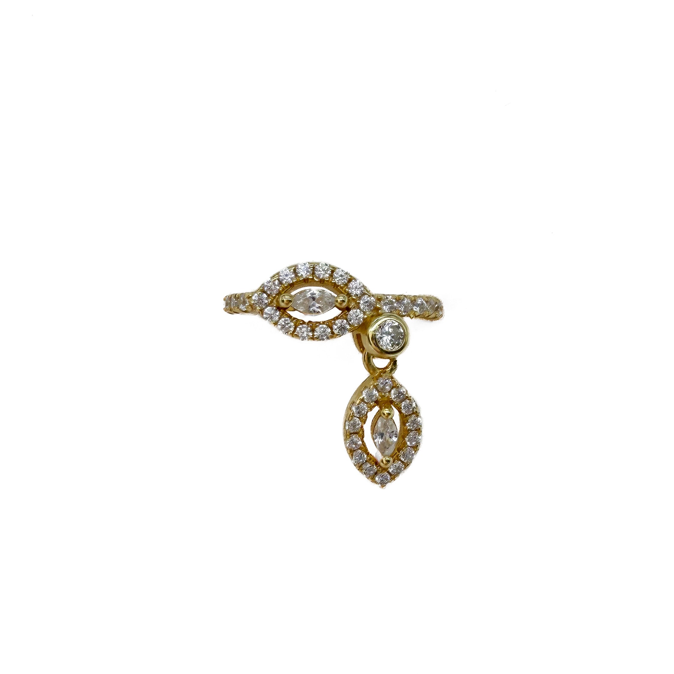"MARQUISE" EARCUFF