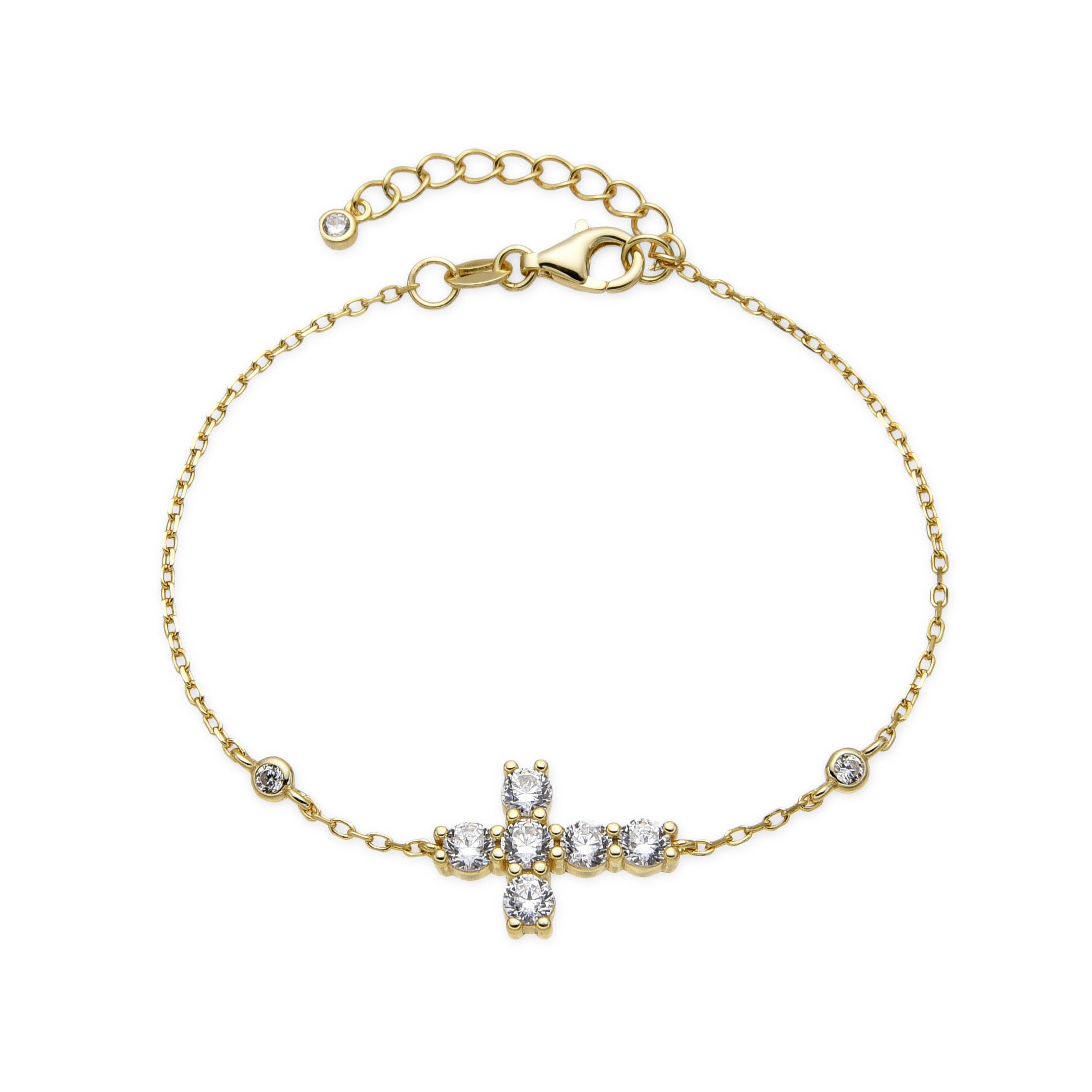 BRACELET "CROSS RIVIERA MINI"