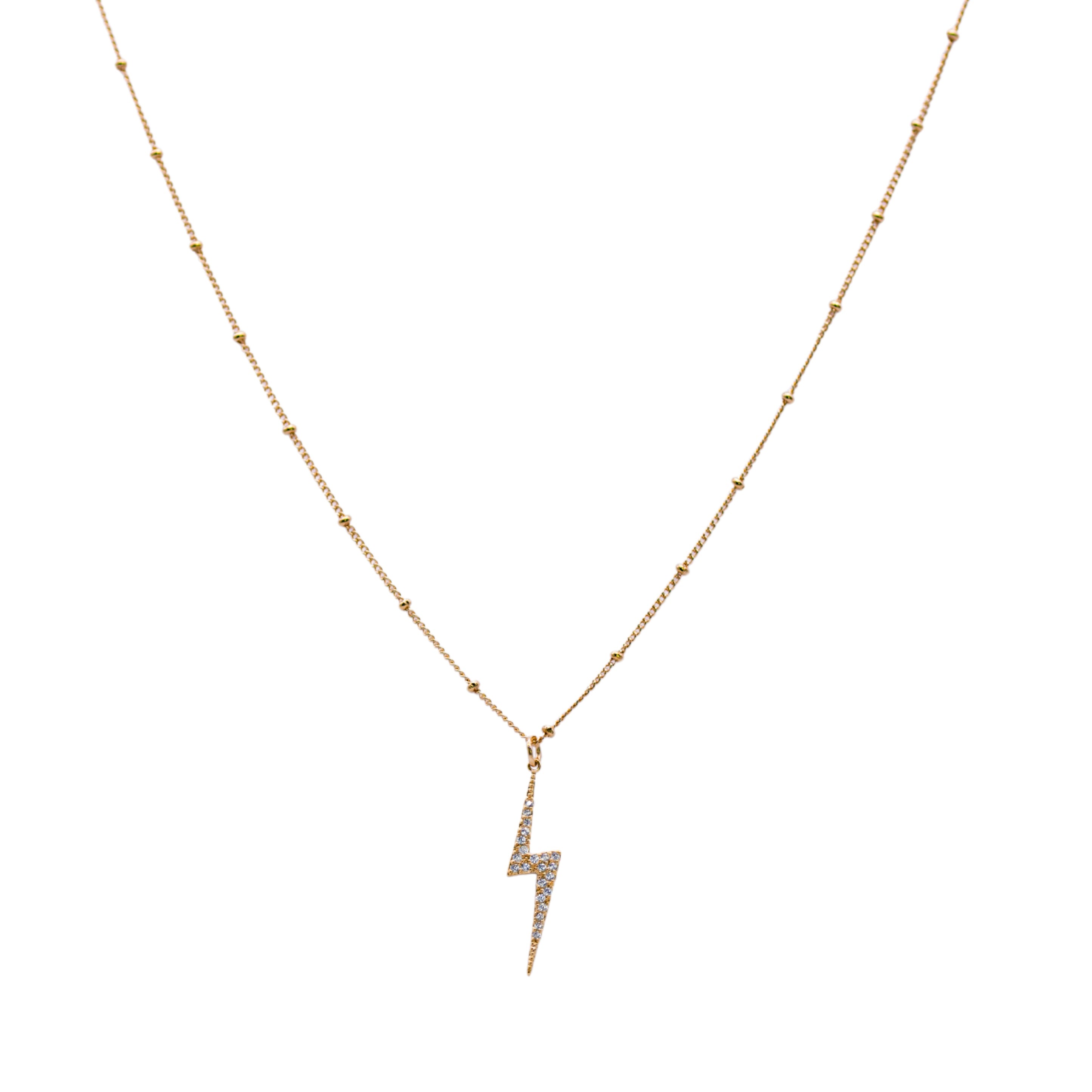 COLLIER "FLASH ZIRCON"