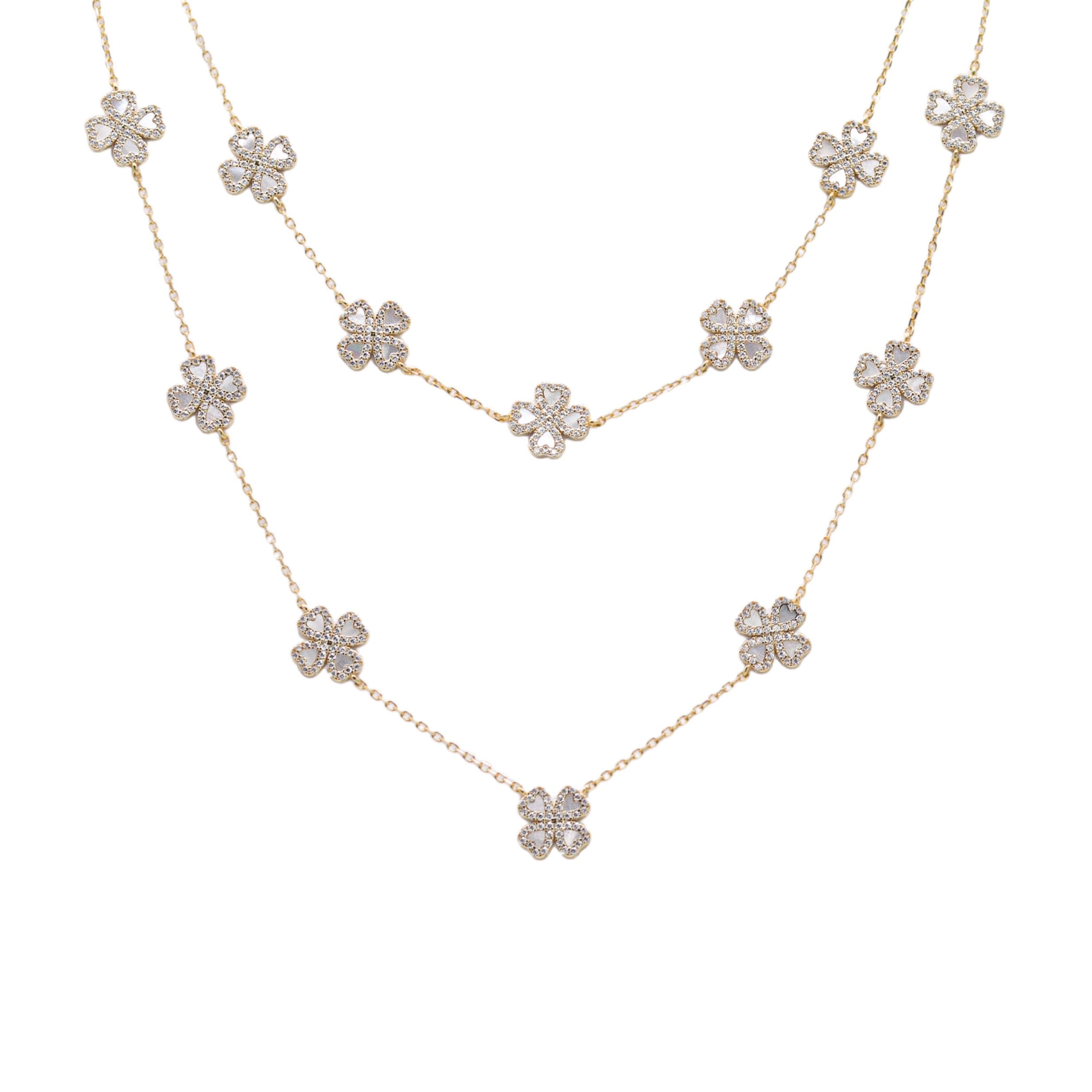 "DOUBLE SUCCESS MINI" NECKLACE