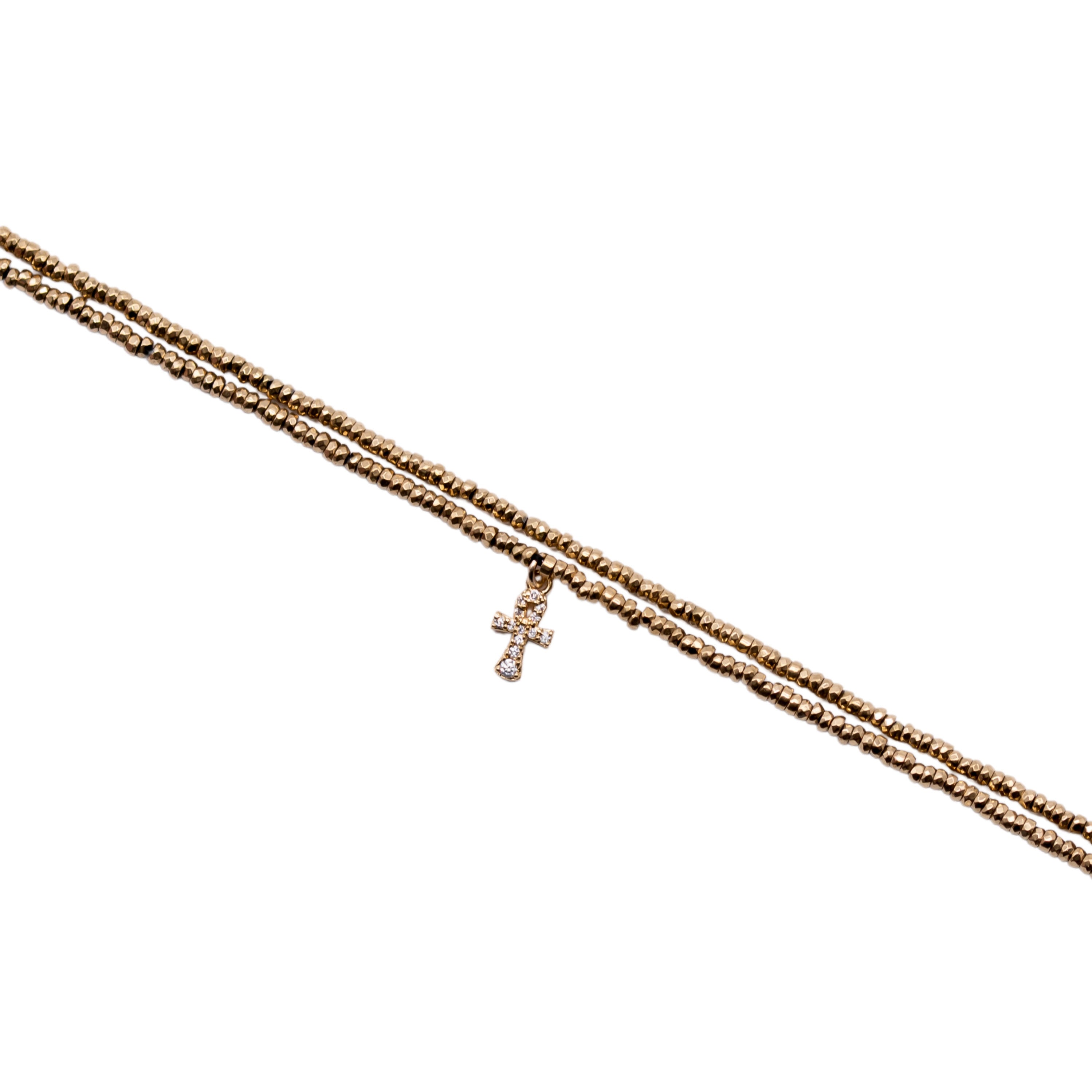 "ANKH PEARL" BRACELET