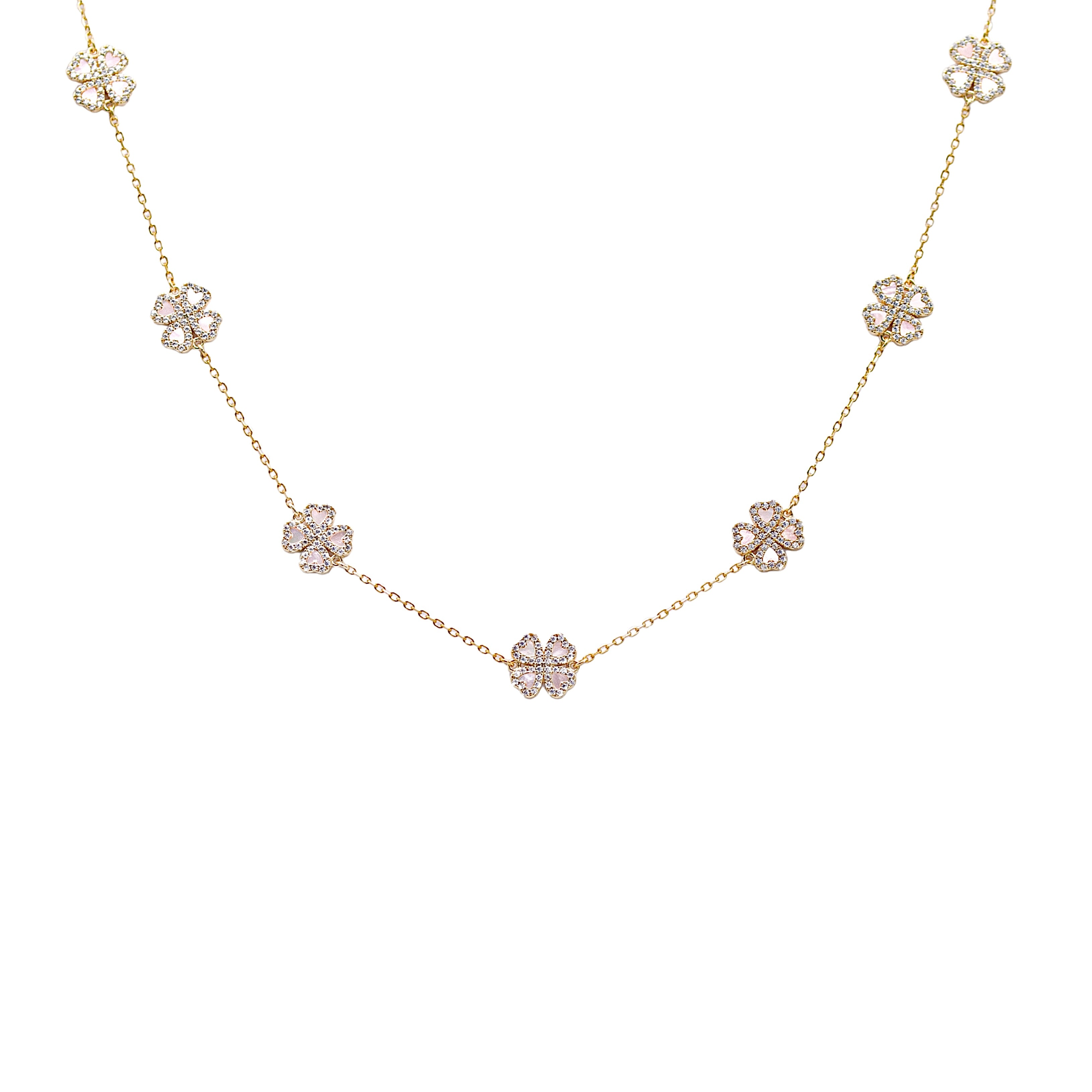 "SUCCESS MINI ROSE" NECKLACE