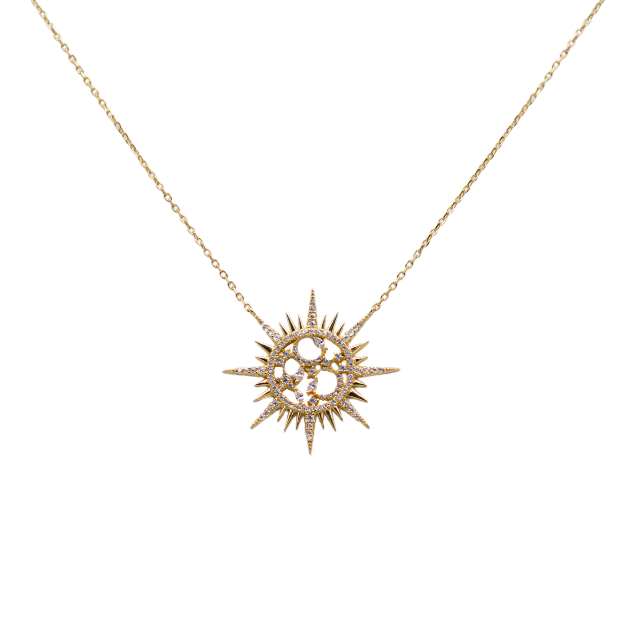 COLLIER "SUN DENTELLE"