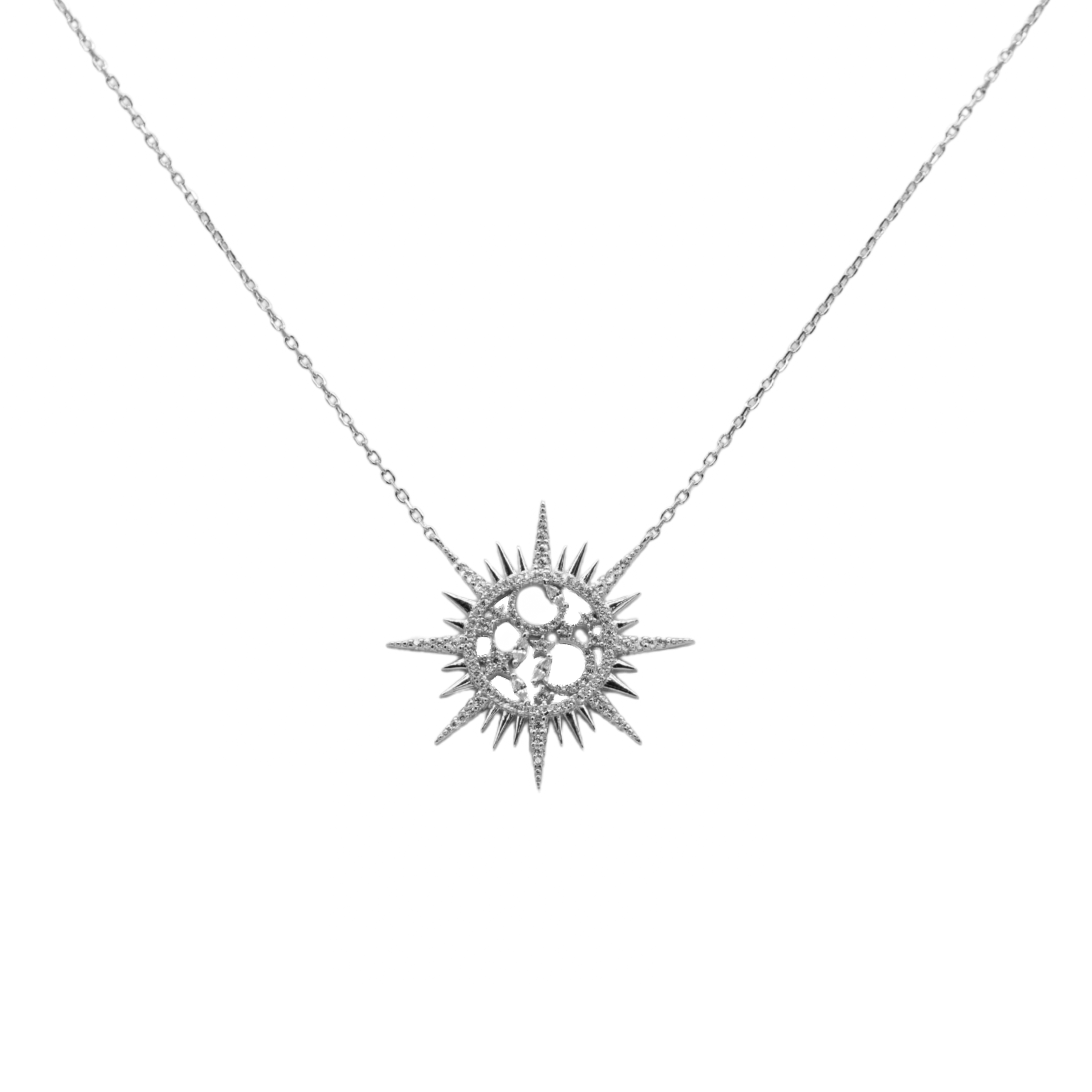 "SUN DENTELLE" NECKLACE