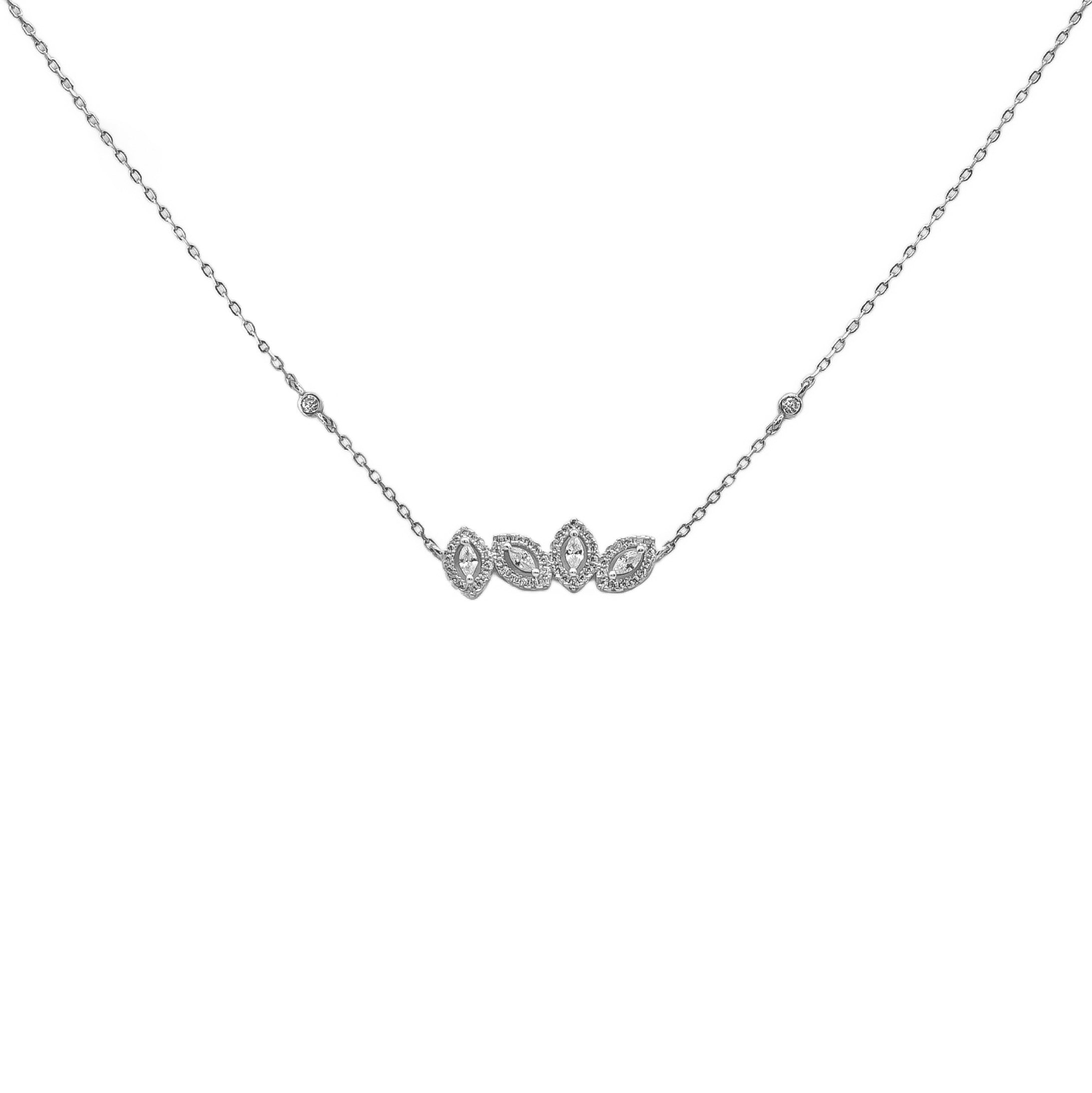 COLLIER "MARQUISE LINE"