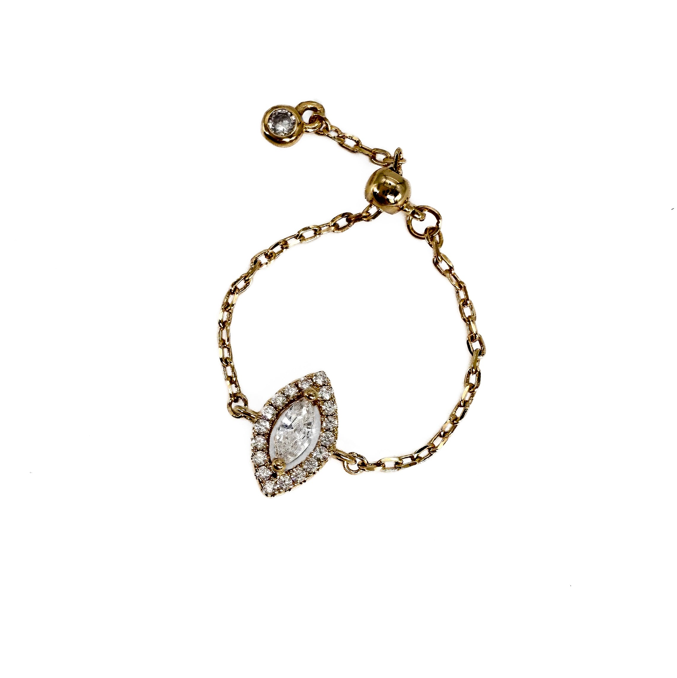 BAGUE "MARQUISE REGLABLE"