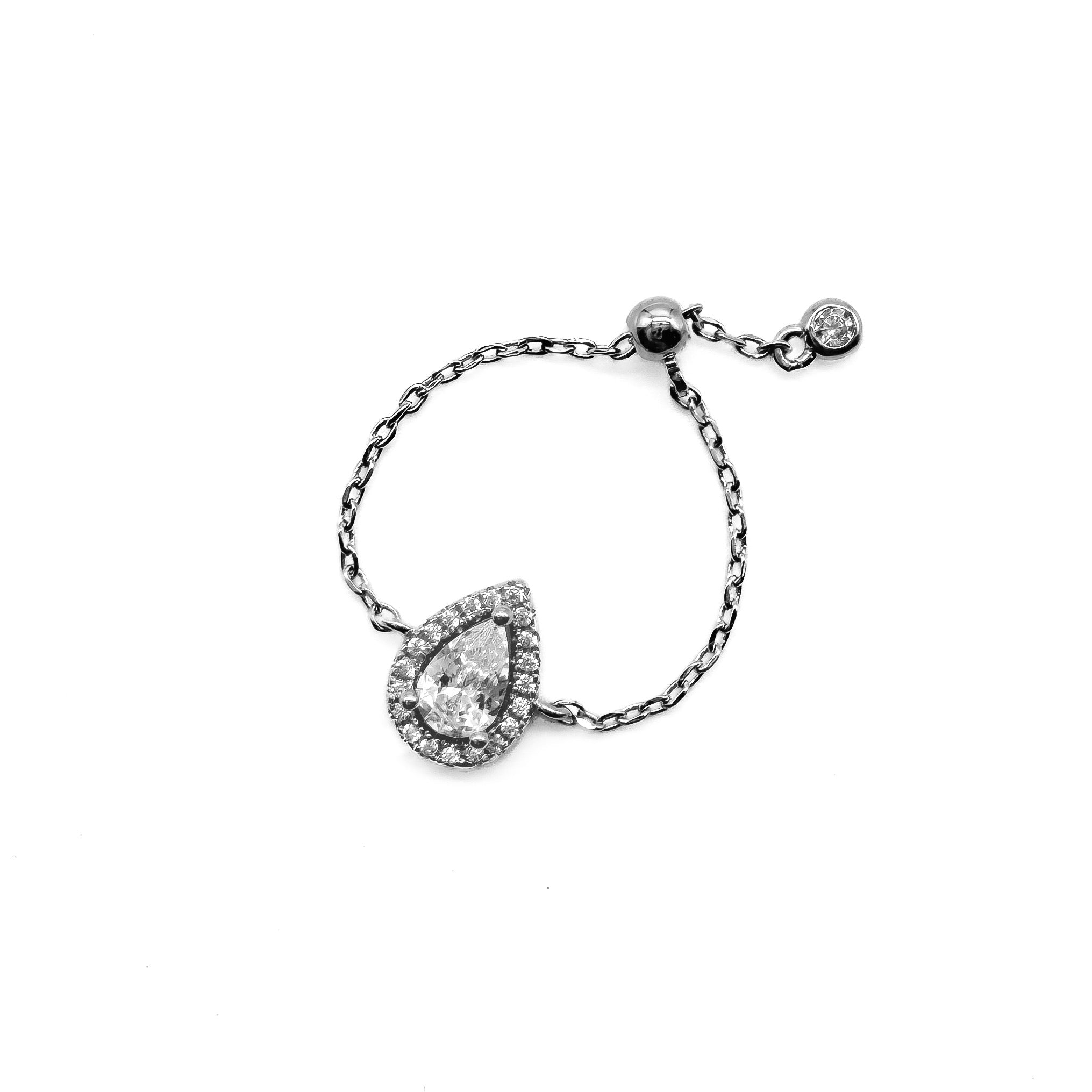 BAGUE "JAIPUR COLOR REGLABLE" ARGENT