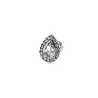 SILVER "JOA M" EARRING