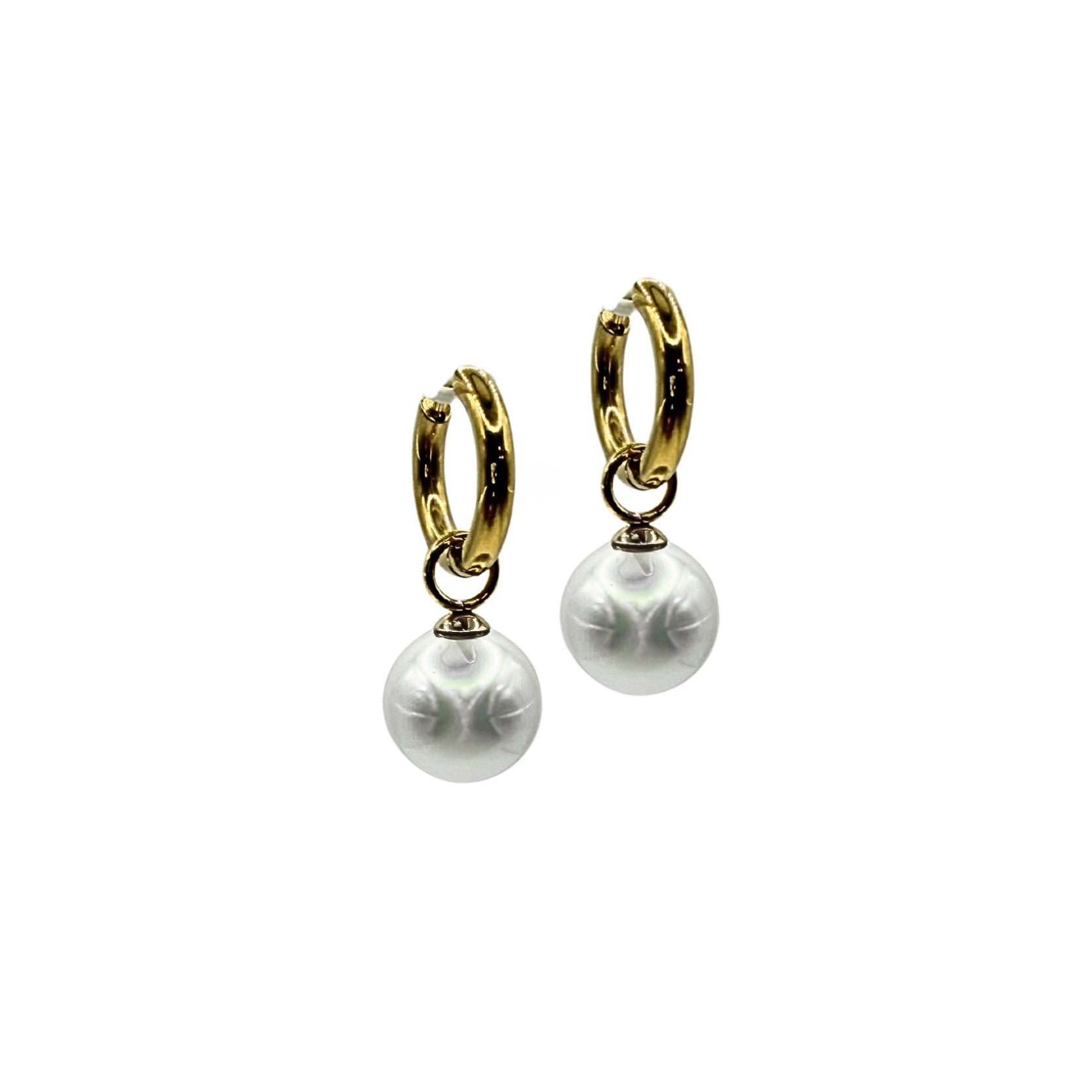"BUBBLE CREOLES" EARRINGS