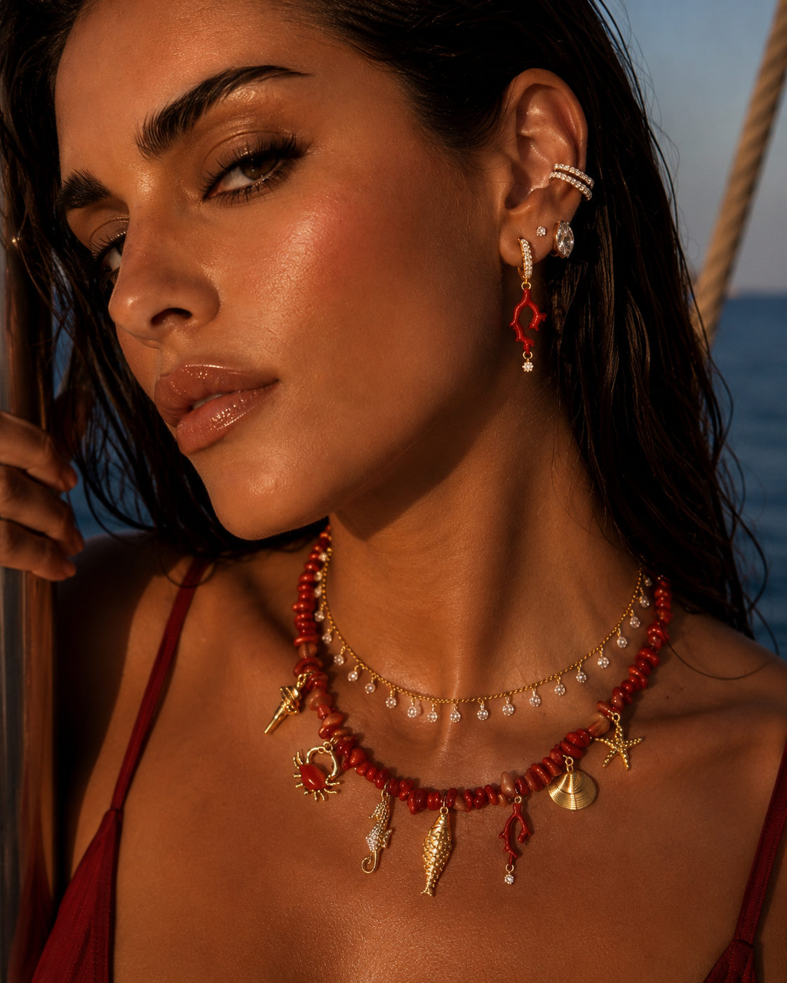 BOUCLE "BRANCHE CORAIL"