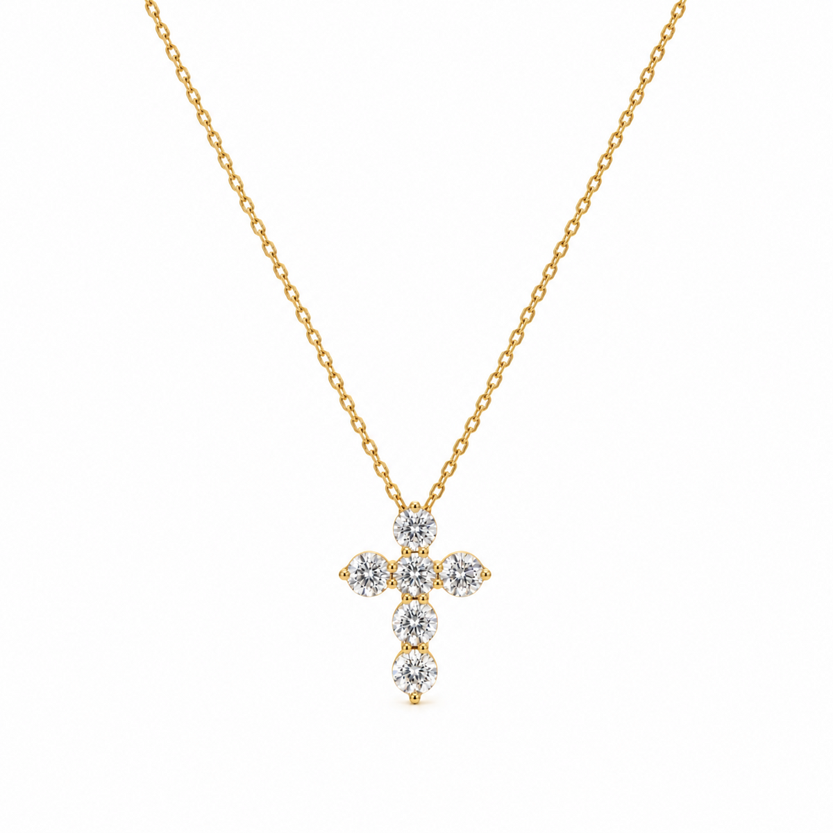COLLIER "CROIX DIAMOND"