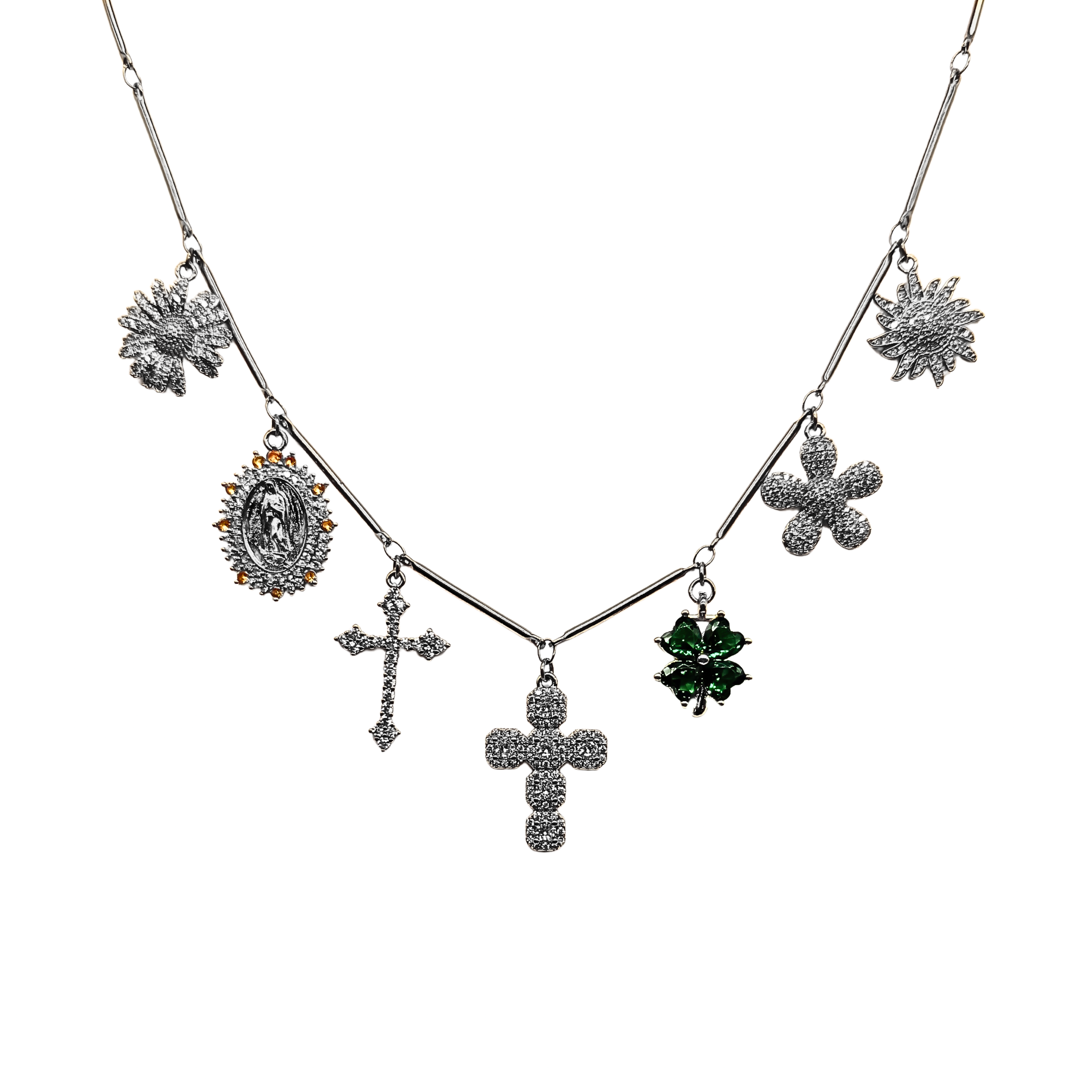 COLLIER "ICON PERSONNALISABLE" SILVER