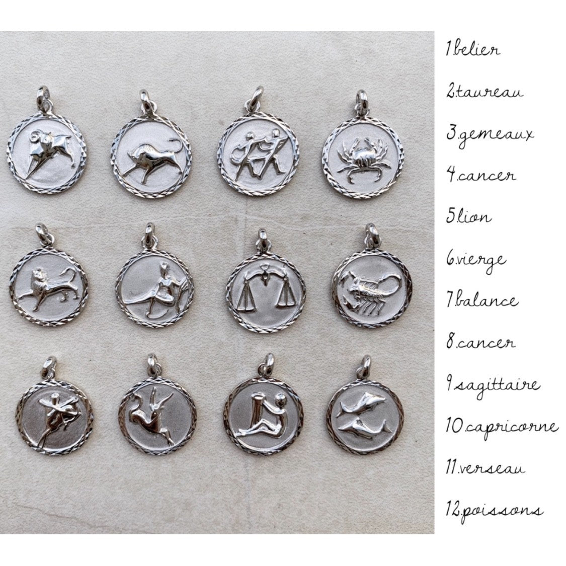 Collier "Astro argent"