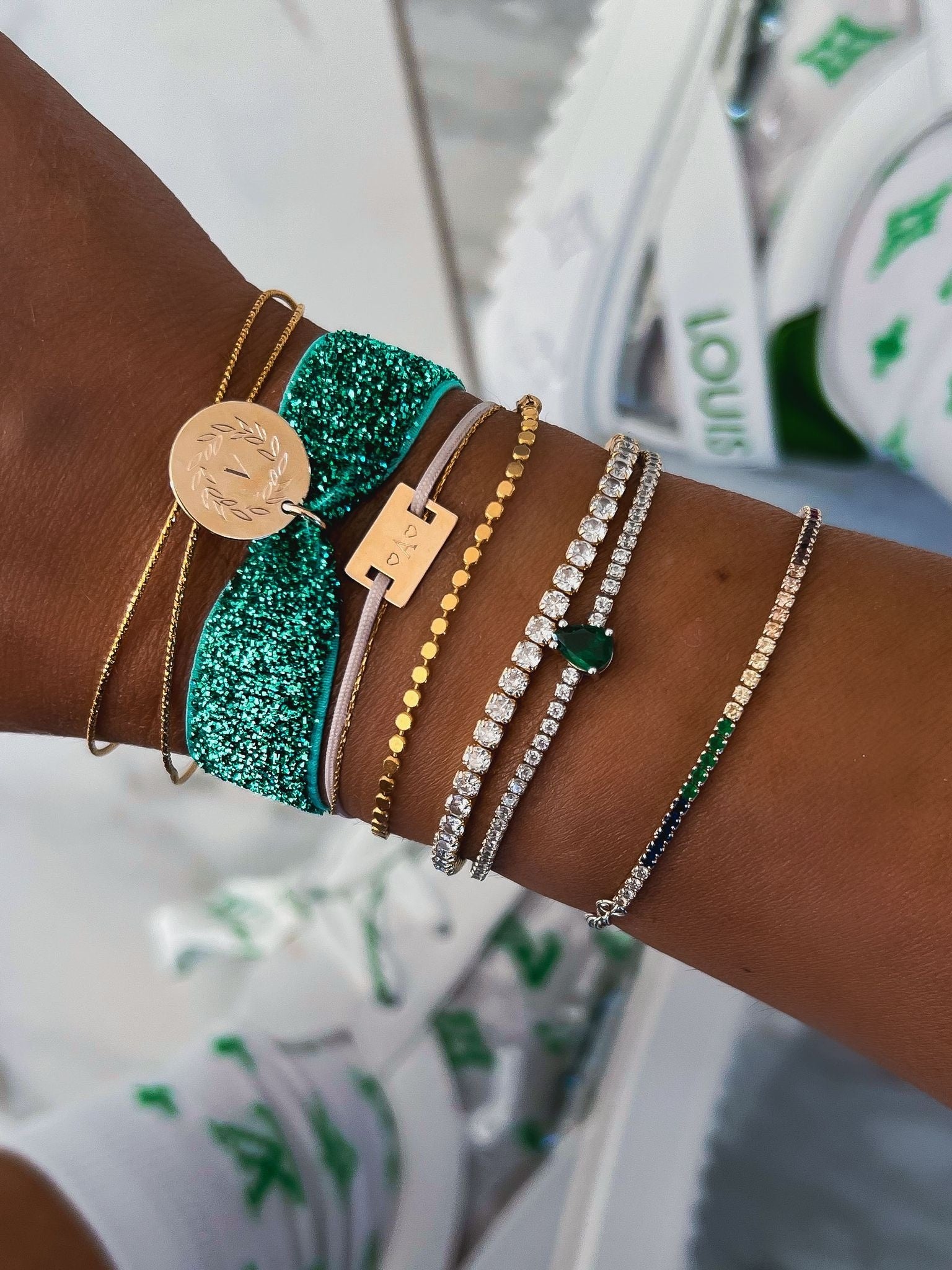 SUN COLOR GLITTER GOLD ENGRAVING