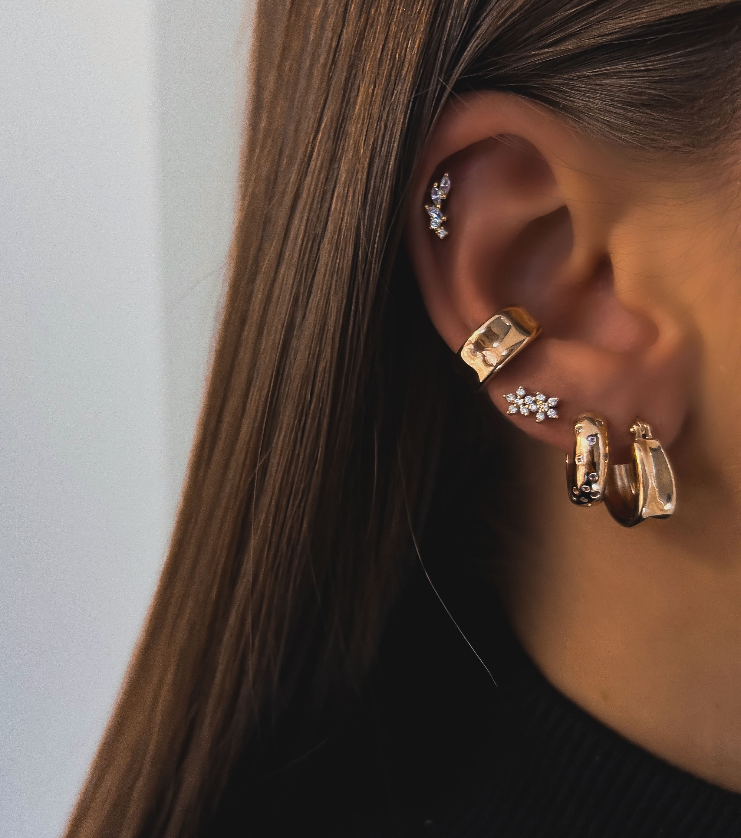 "CREOLE WAVE" EARRINGS