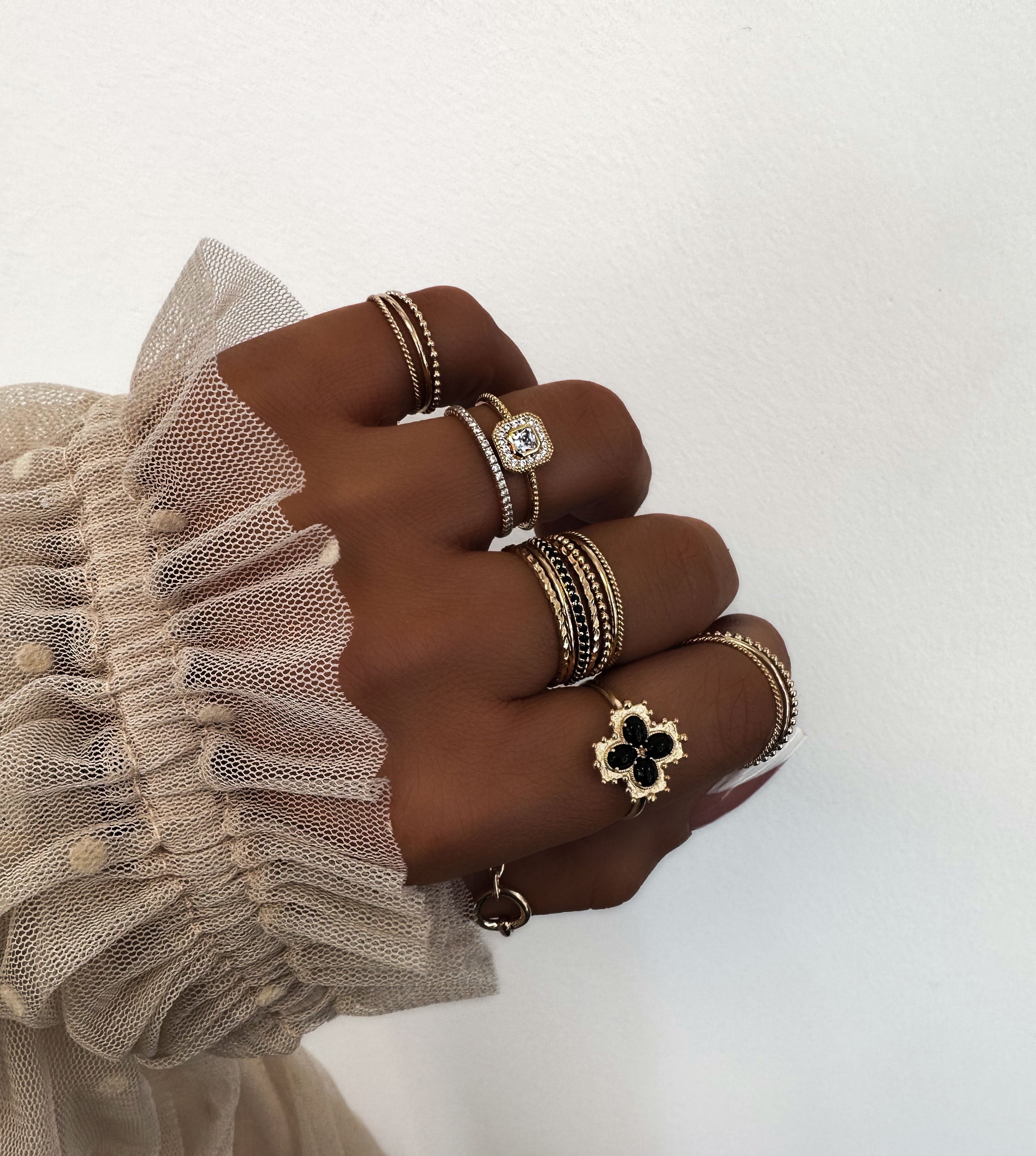 BAGUE "UNITED BLACK"