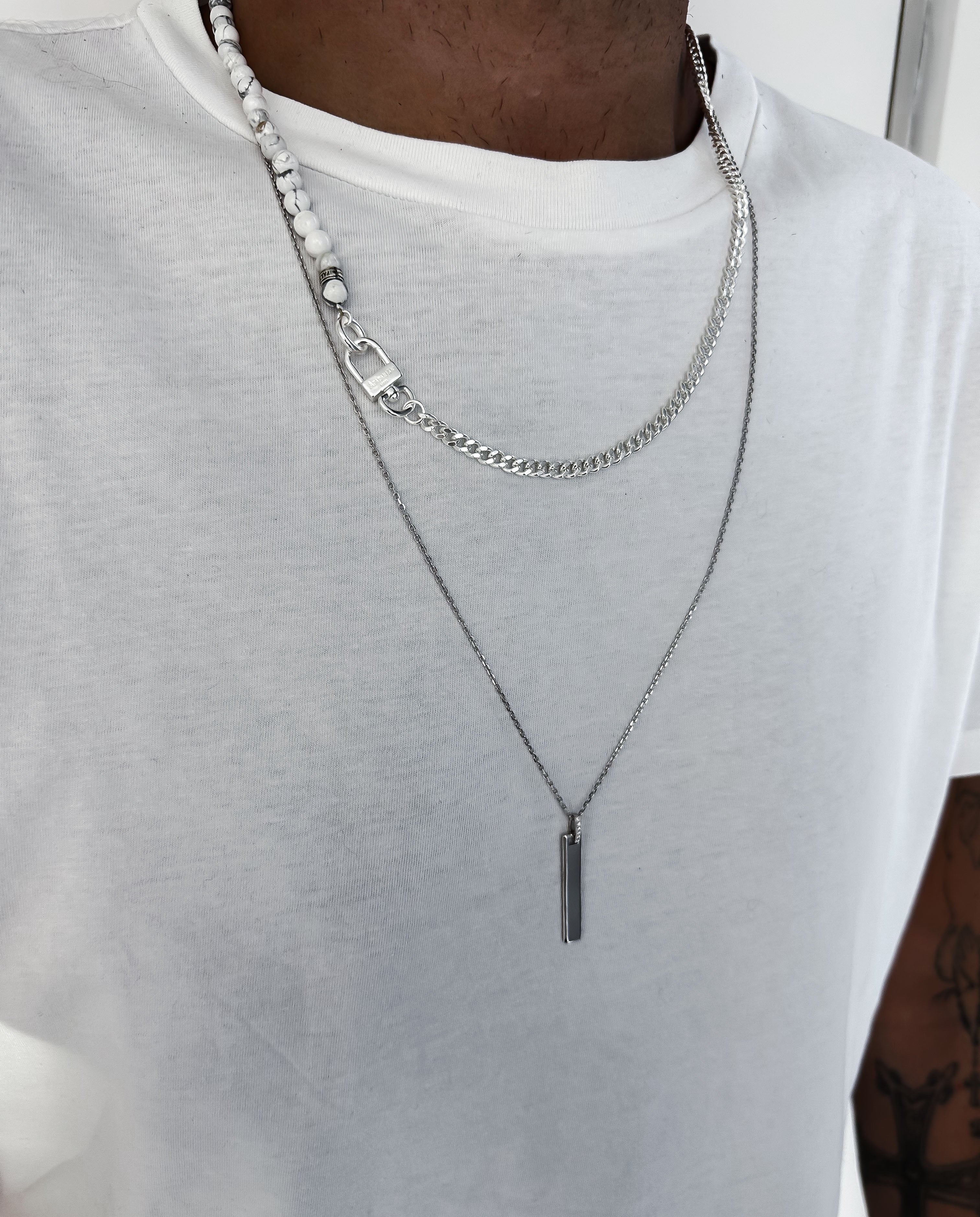 COLLIER "CAMELEON" ARGENT