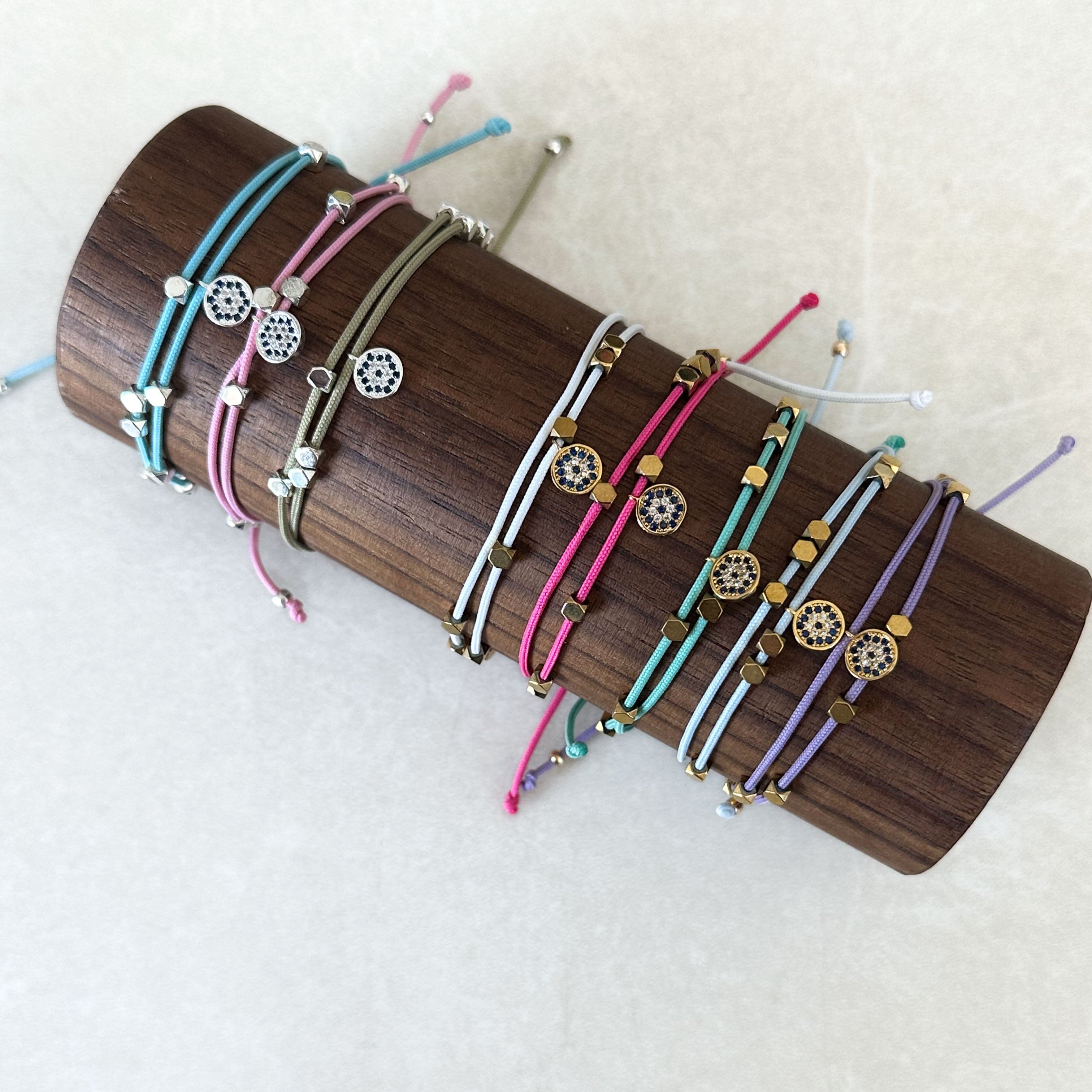 "OJO" DOUBLE CORD BRACELET