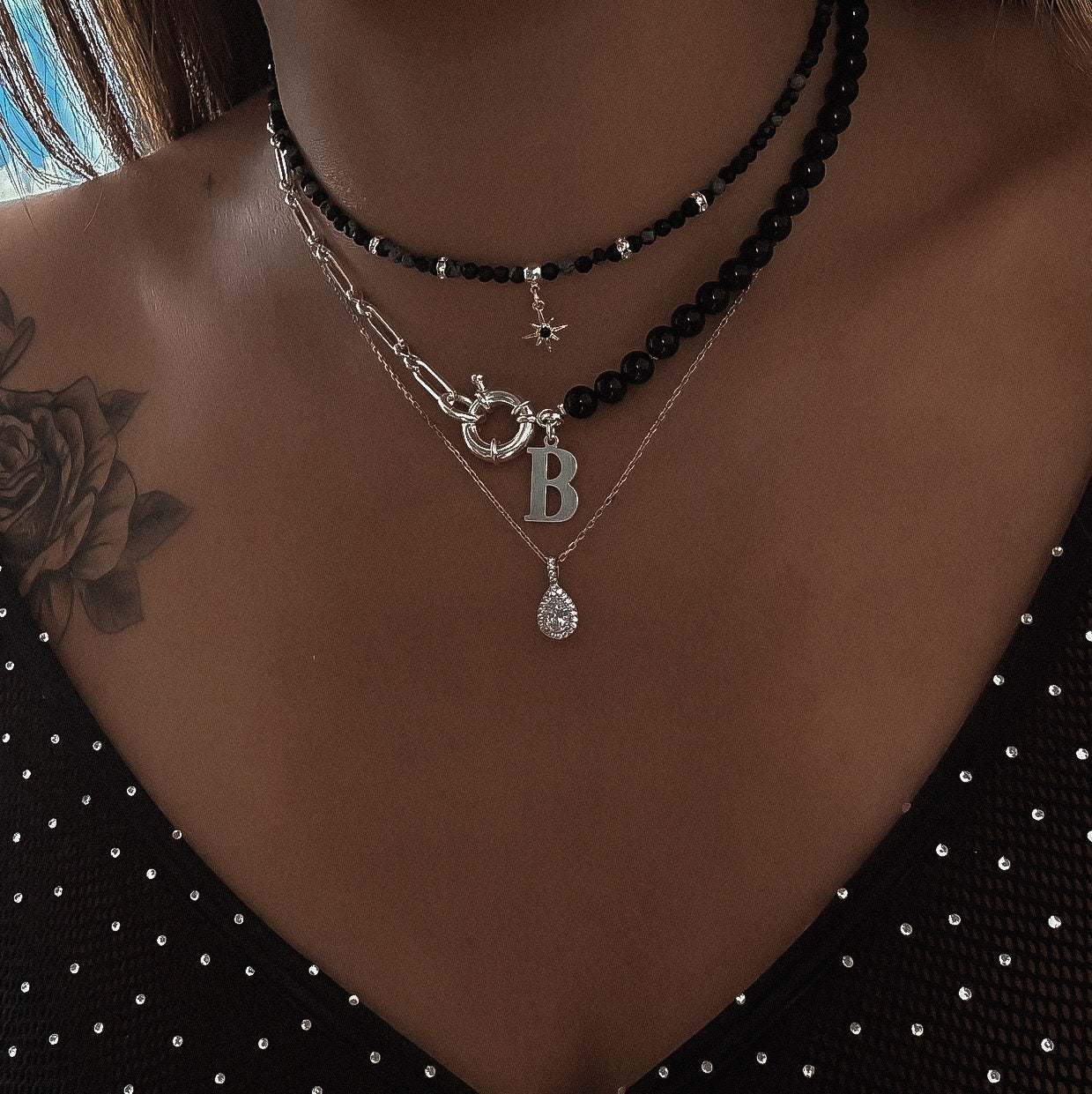"RAIN" NECKLACE