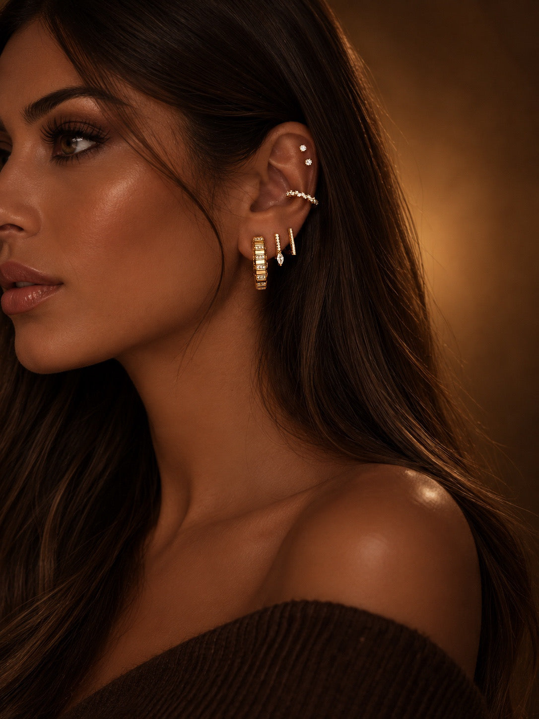BOUCLE "CREOLE BARBIE SHINE"
