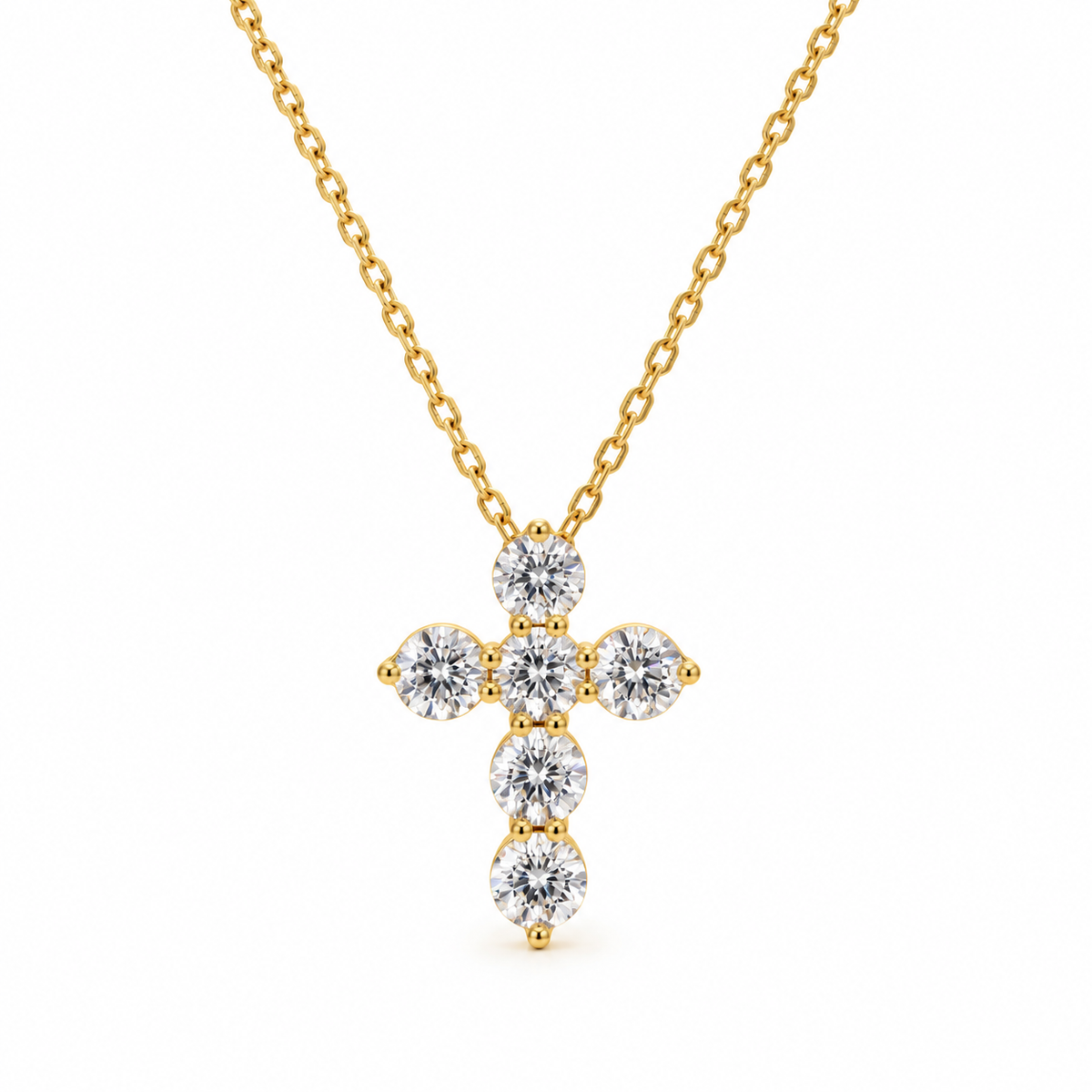 COLLIER "CROIX DIAMOND"