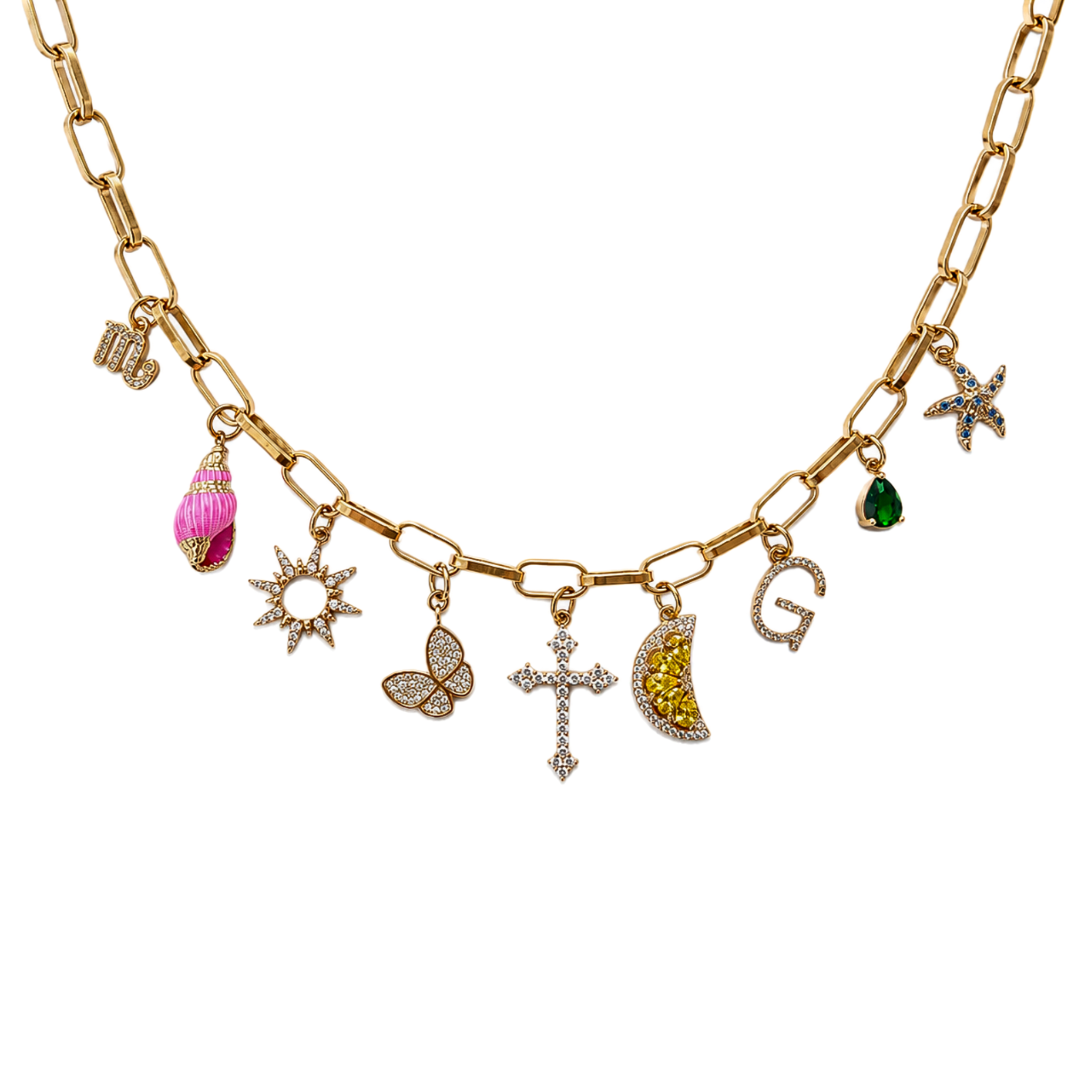 CUSTOMIZABLE "TRENDY GOLD" NECKLACE