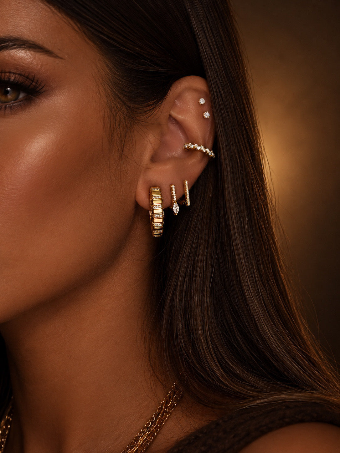 BOUCLE "CREOLE BARBIE SHINE"