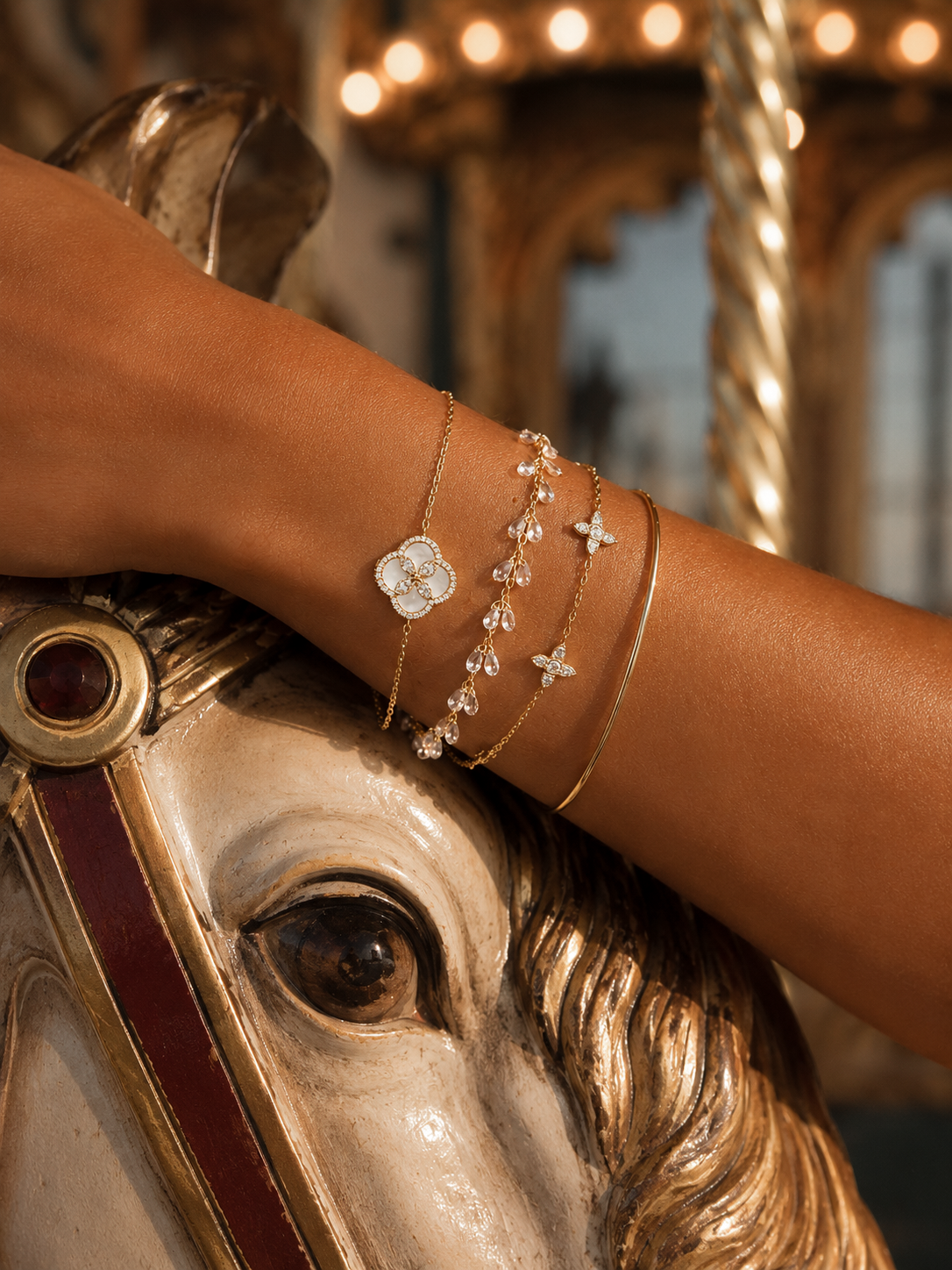 BRACELET "CLOVER EDEN"