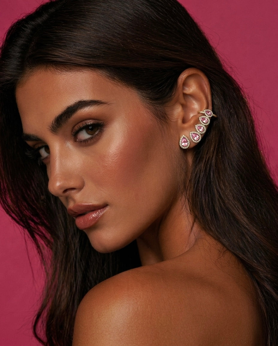 BOUCLES "JOA 4 PINK"