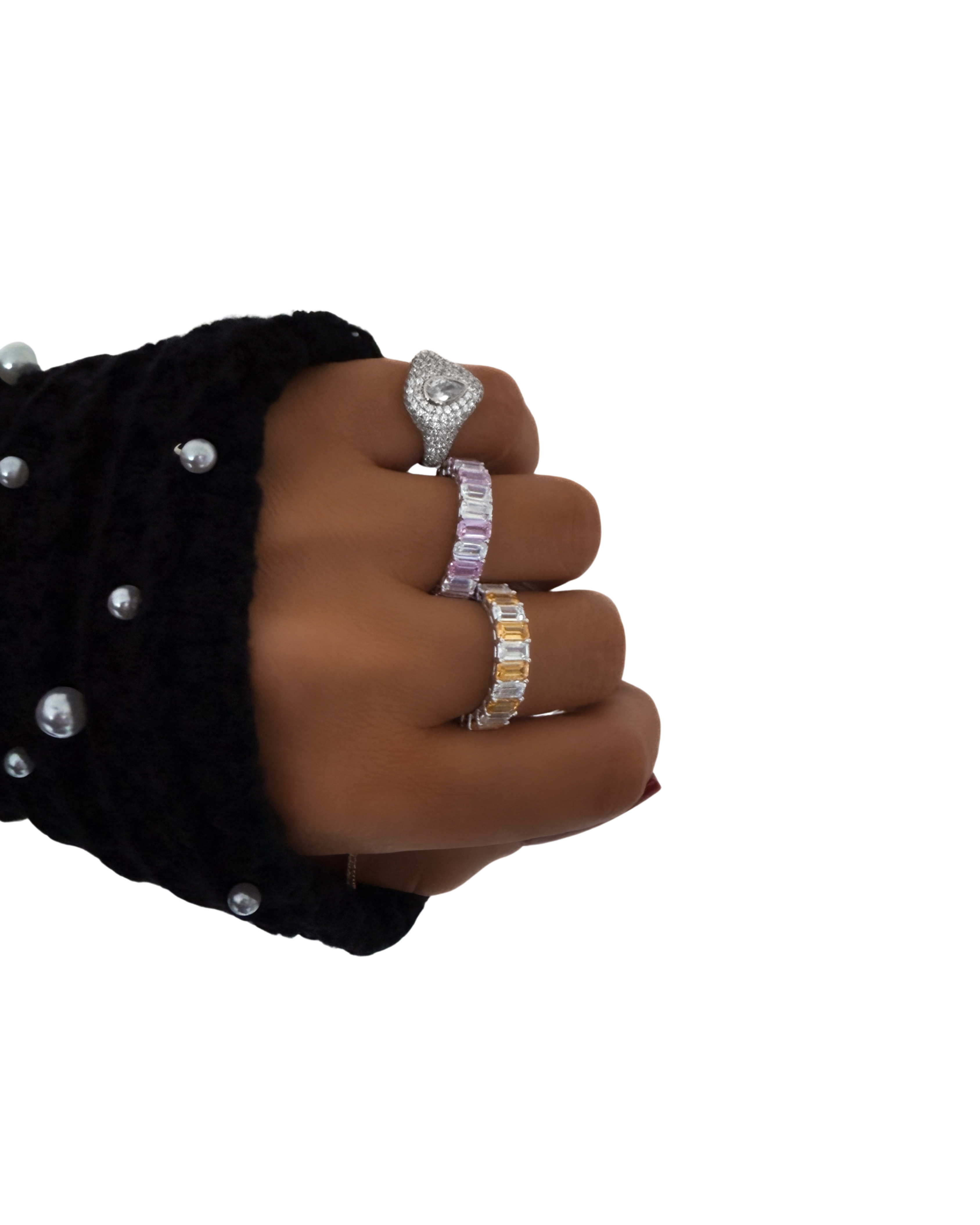 BAGUE "PRINCESS CHAMPAGNE"