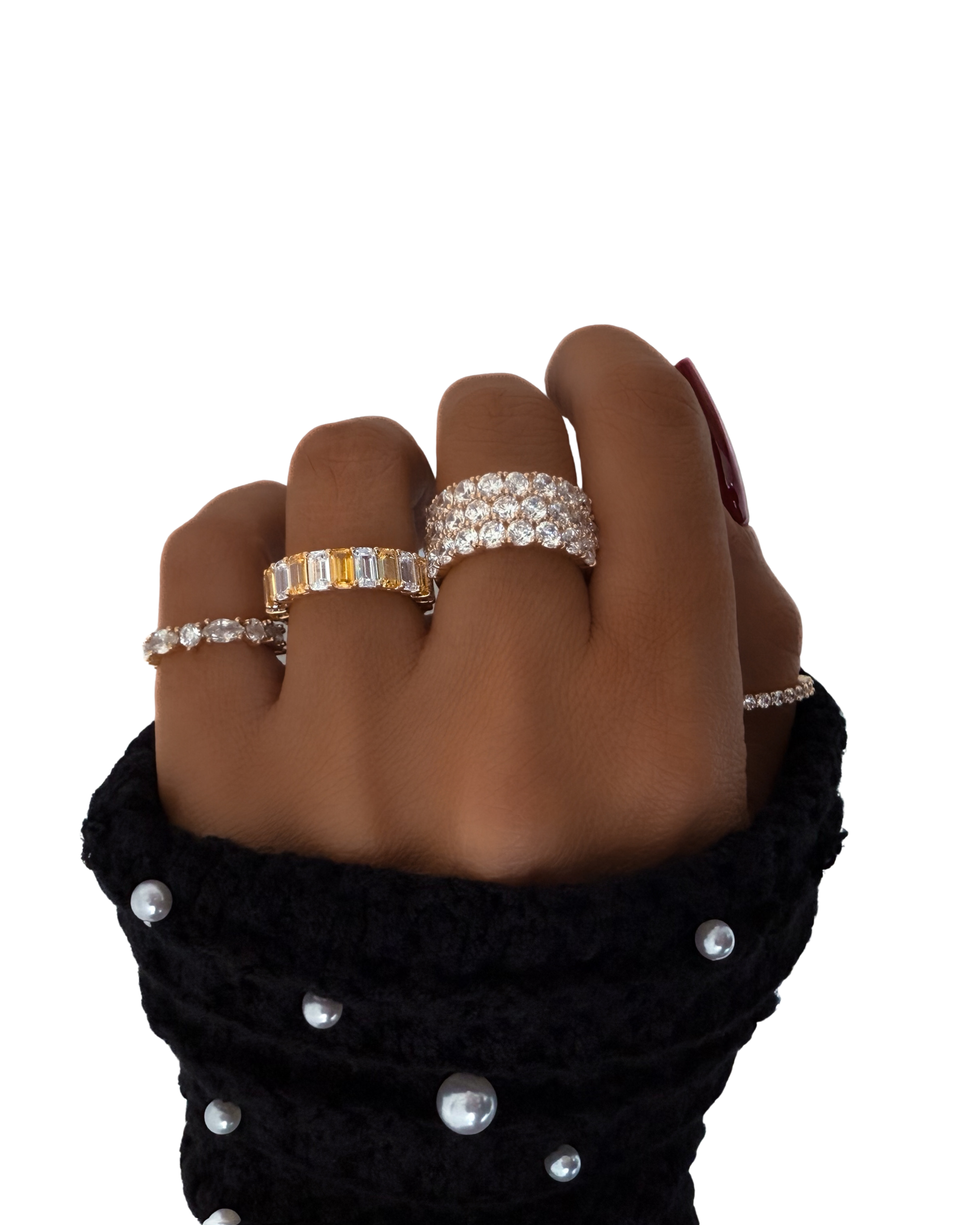 BAGUE "PRINCESS CHAMPAGNE"