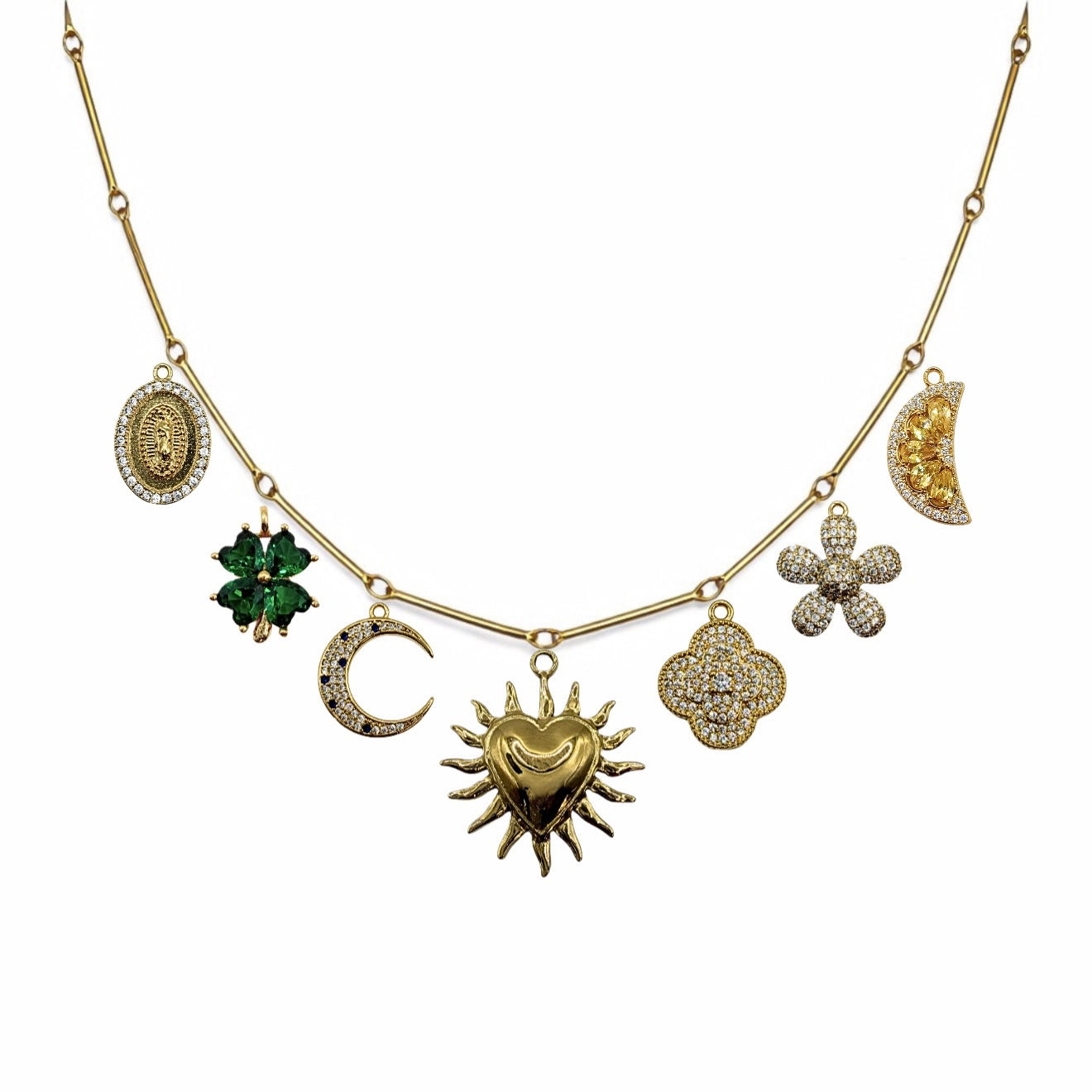 COLLIER "ICON PERSONNALISABLE" GOLD