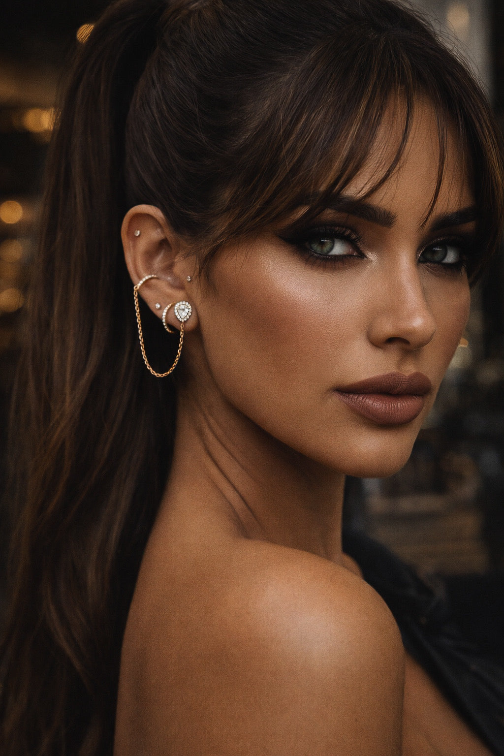 "JAIPUR CHAIN" EARRING