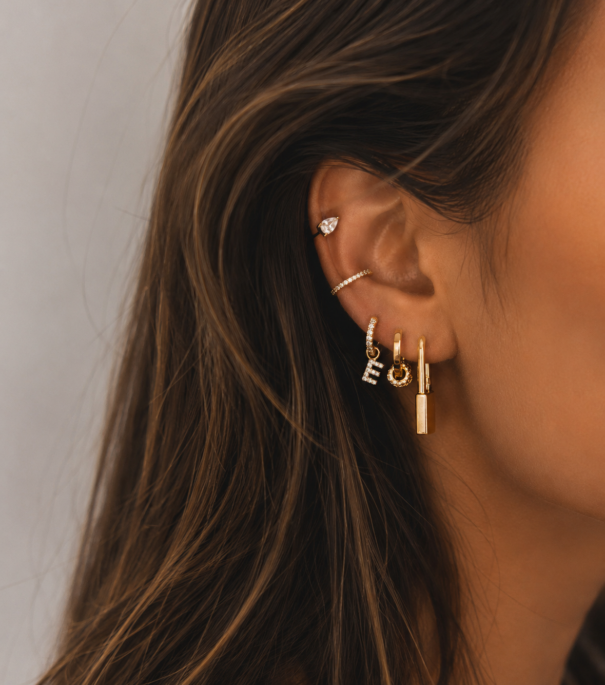 "PALABRA GOLD" EARRING