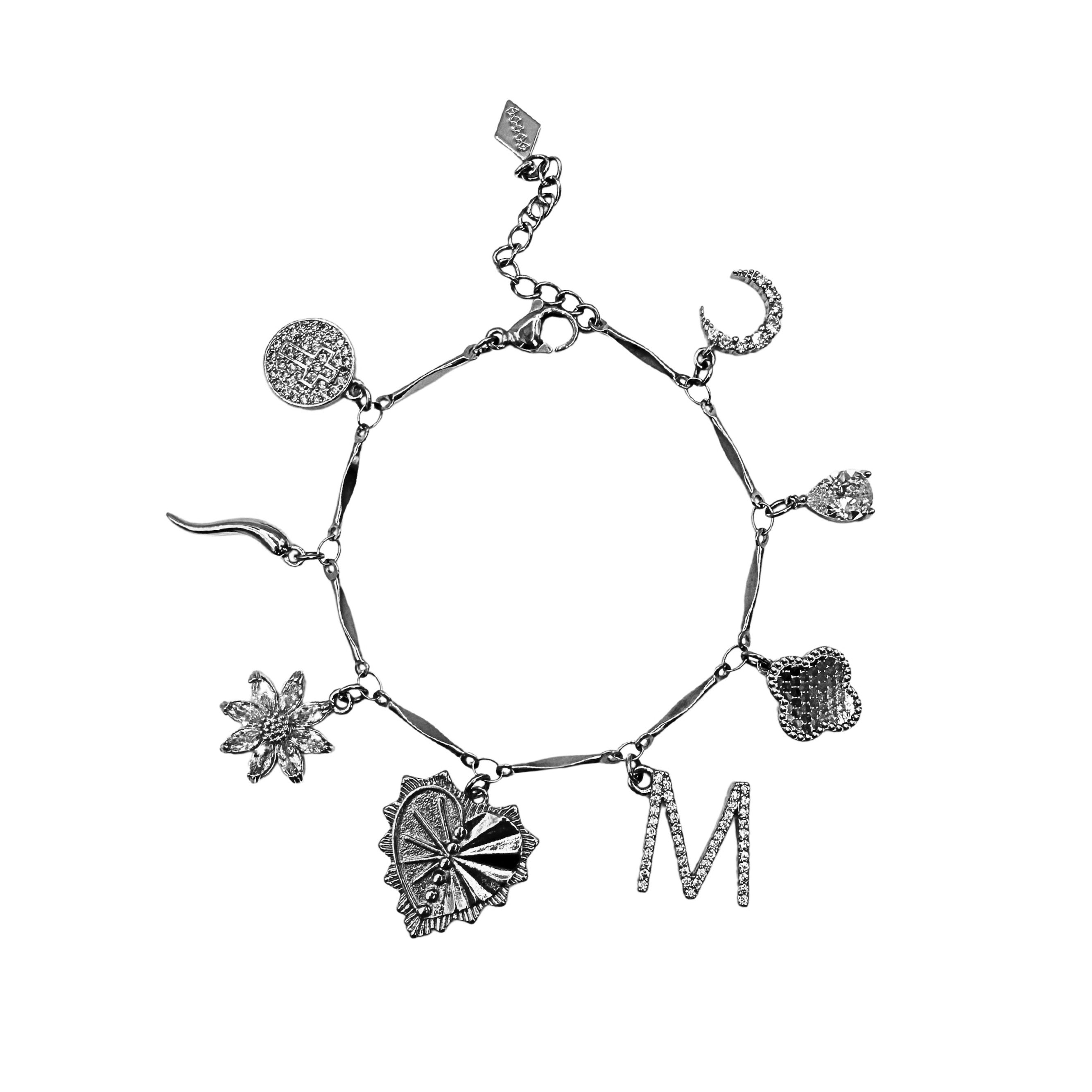 BRACELET "GLOW SILVER" PERSONNALISABLE