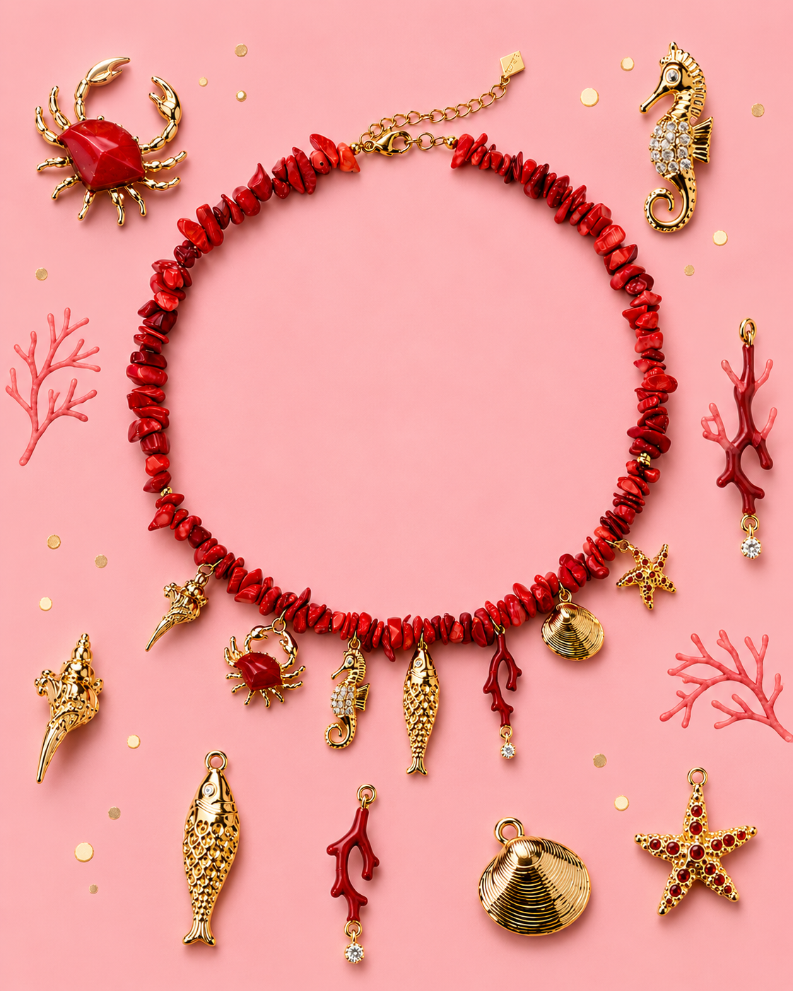 COLLIER "CRAB CABANA"