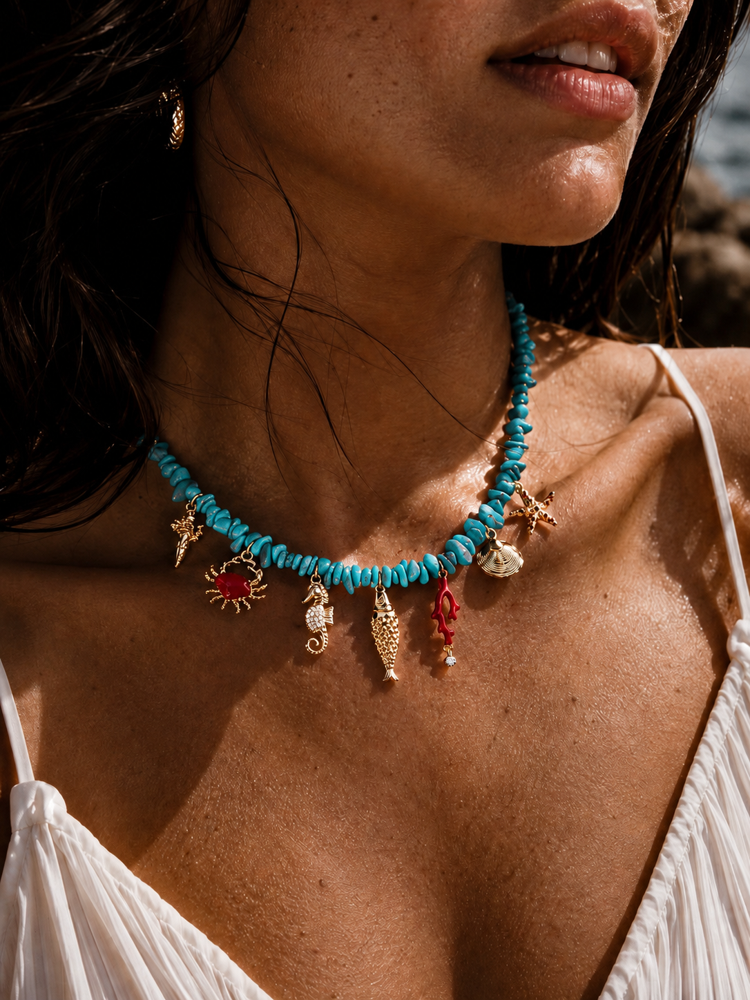 COLLIER "CRAB CABANA"