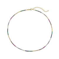COLLIER "RIVIERA RAINBOW"