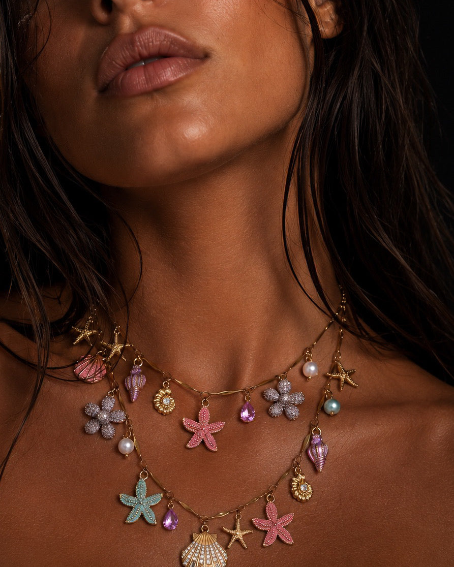 COLLIER "BABY PEACHY"