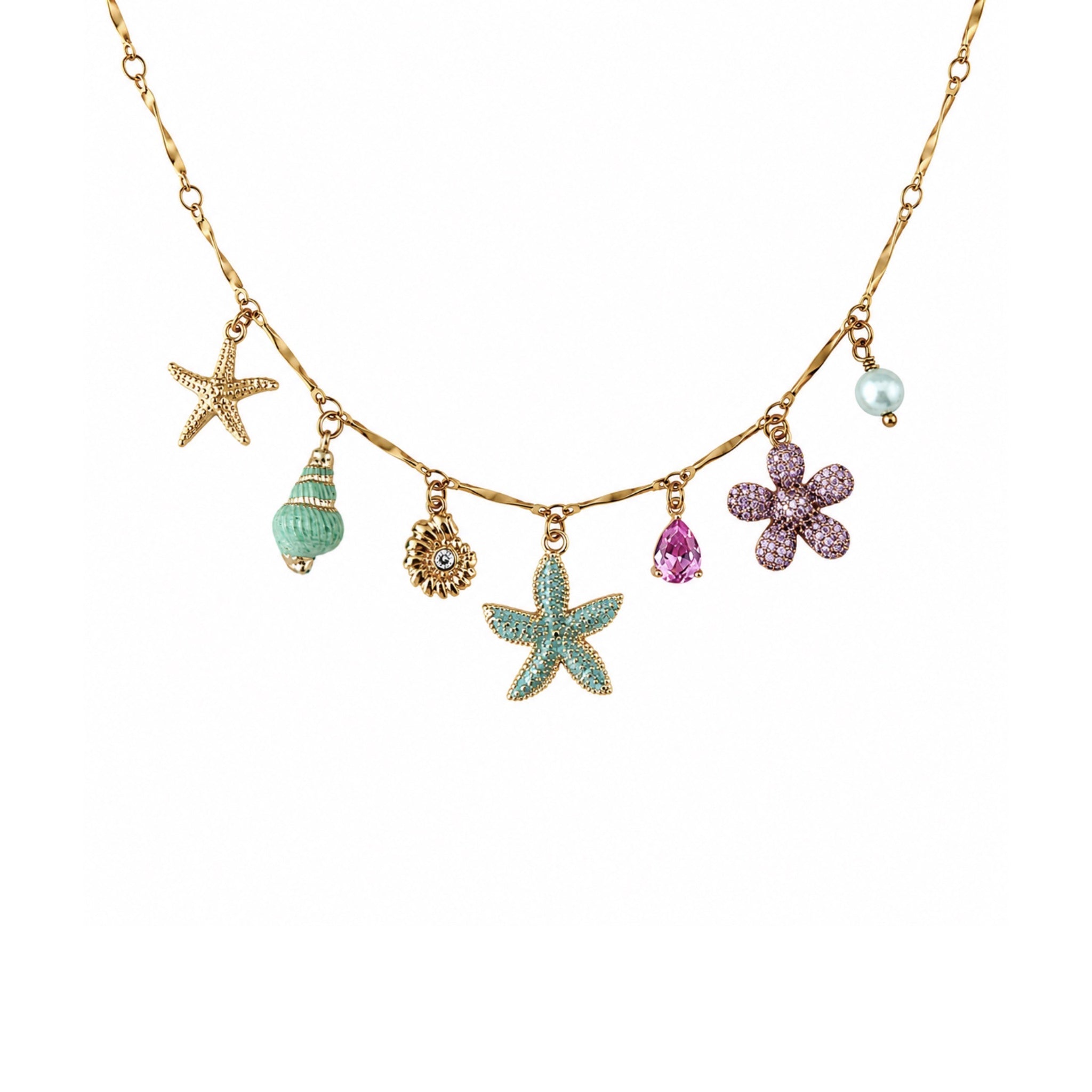 COLLIER "BABY PEACHY"