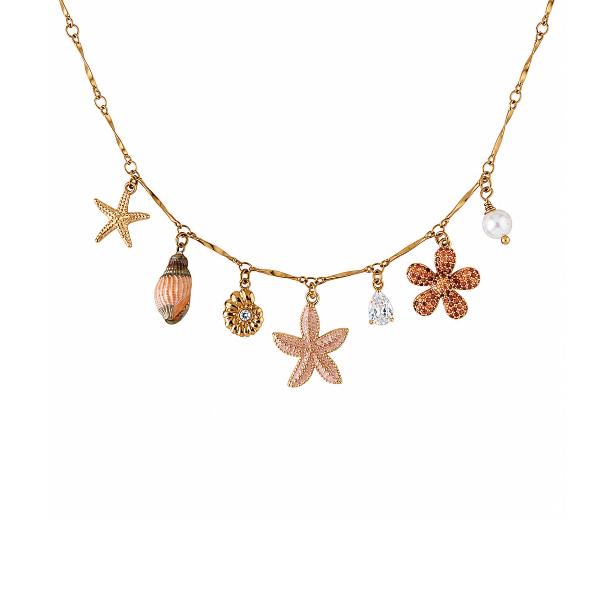 COLLIER "BABY PEACHY"
