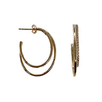 "CLEA DOUBLE" EARRINGS