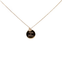 ENGRAVING WORD NECKLACE