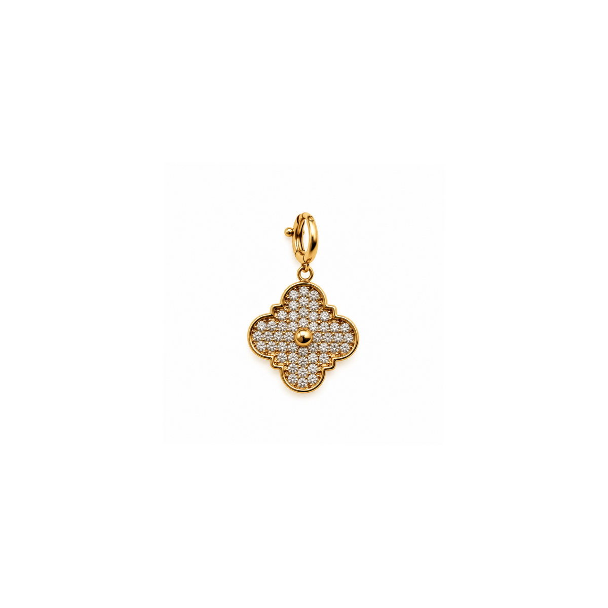 CHARM "TREFLE ZIRCON"